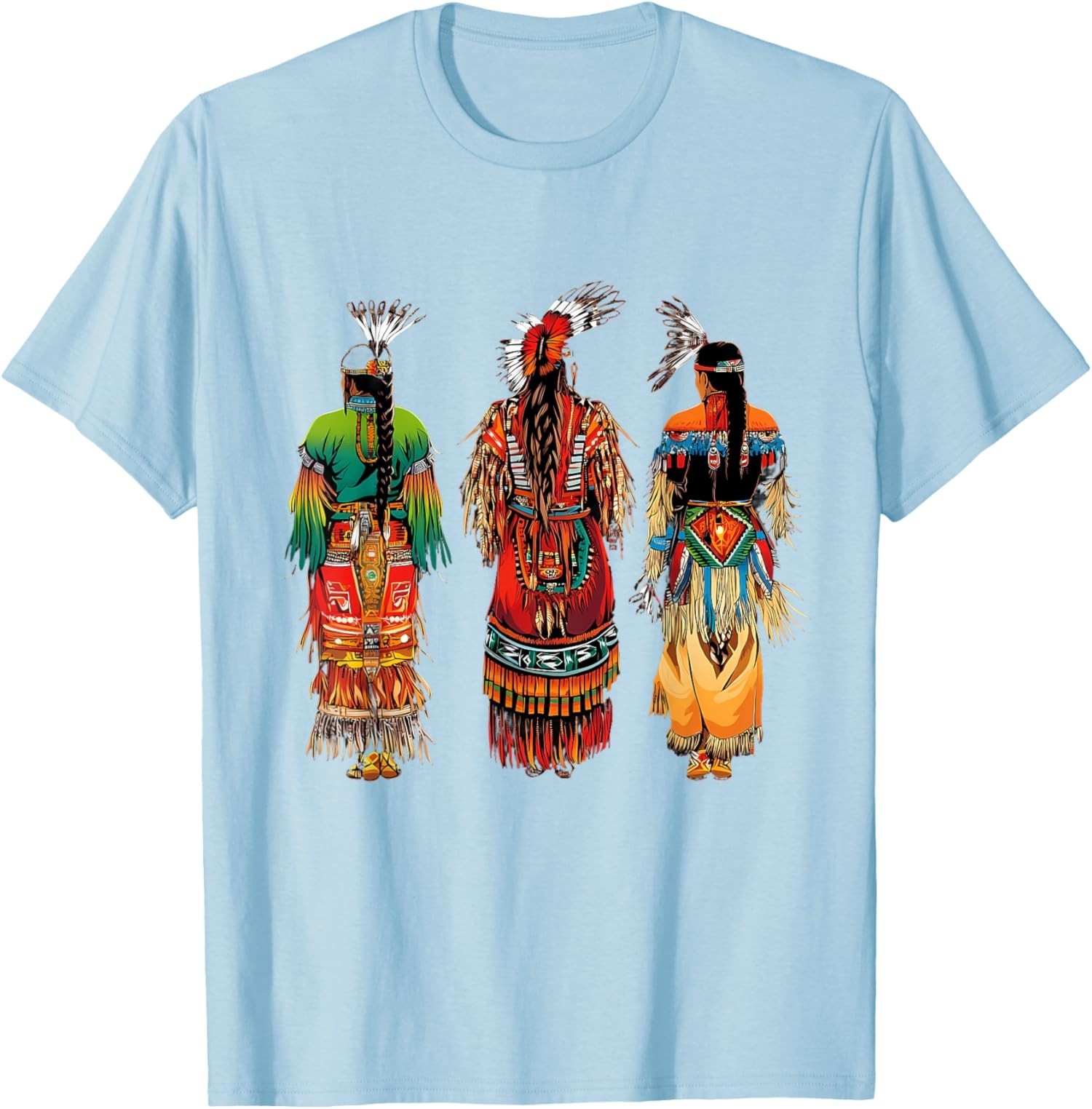 Indian Tribe Native American Feather Headdress Unisex T-Shirt