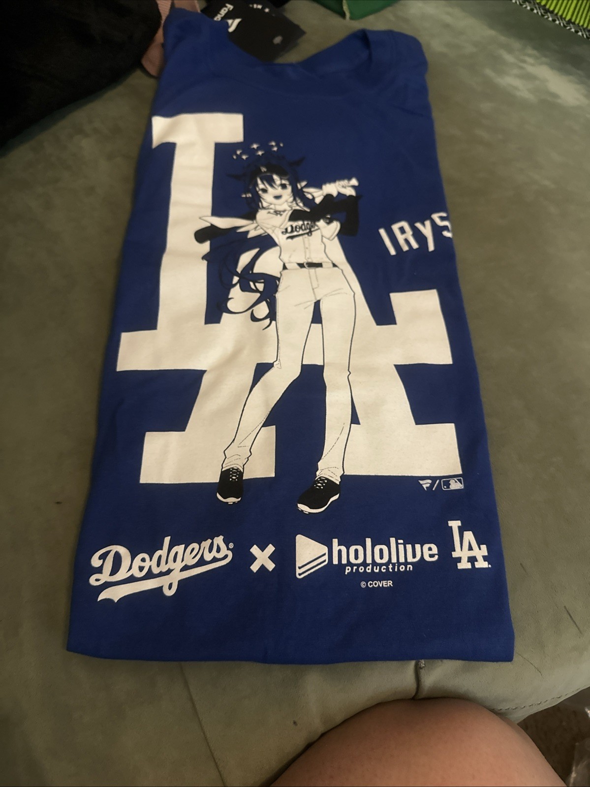 Official Event @ LA Dodgers x Hololive Night IRYS T-Shirts 7/5/25 Size Large.