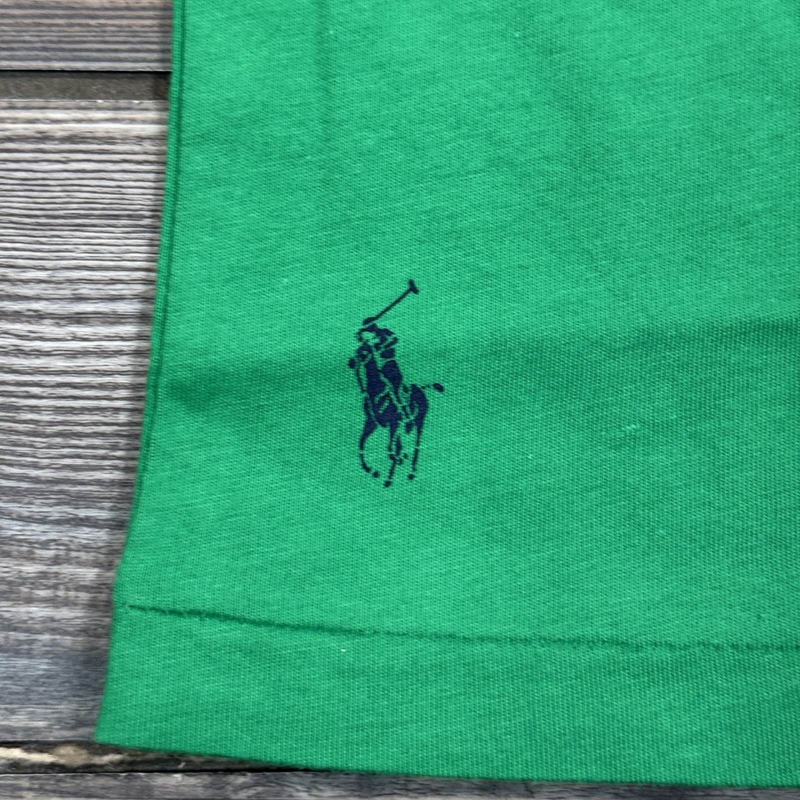 Polo Ralph Lauren Mens Classic Fit Script Logo Jersey T-Shirt Green MEDIUM NWT