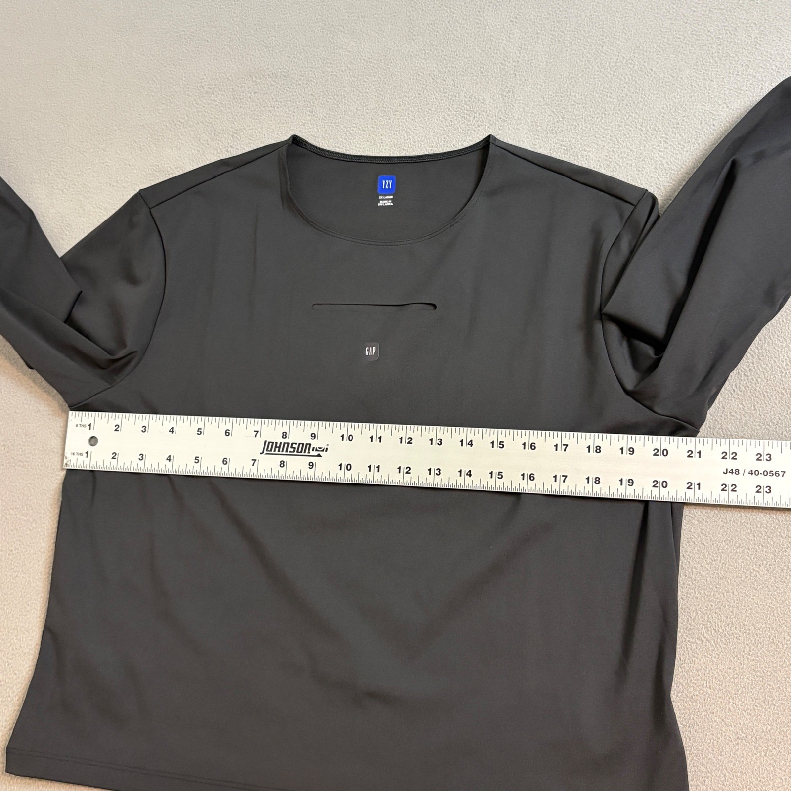 Yeezy Gap Engineered by Balenciaga Long-sleeve Second Skin Shirt Size XXL