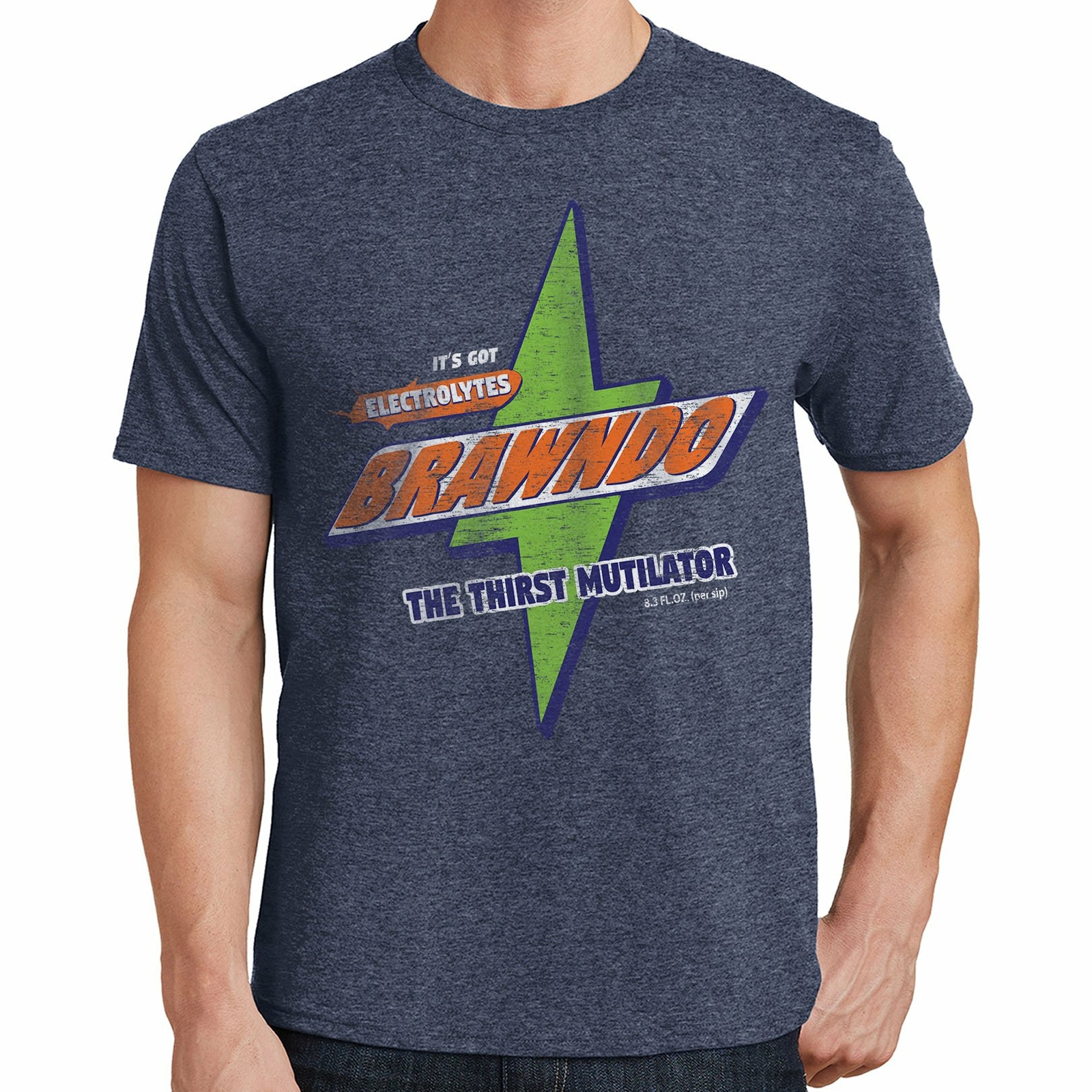 Brawndo Distressed T Shirt 4021