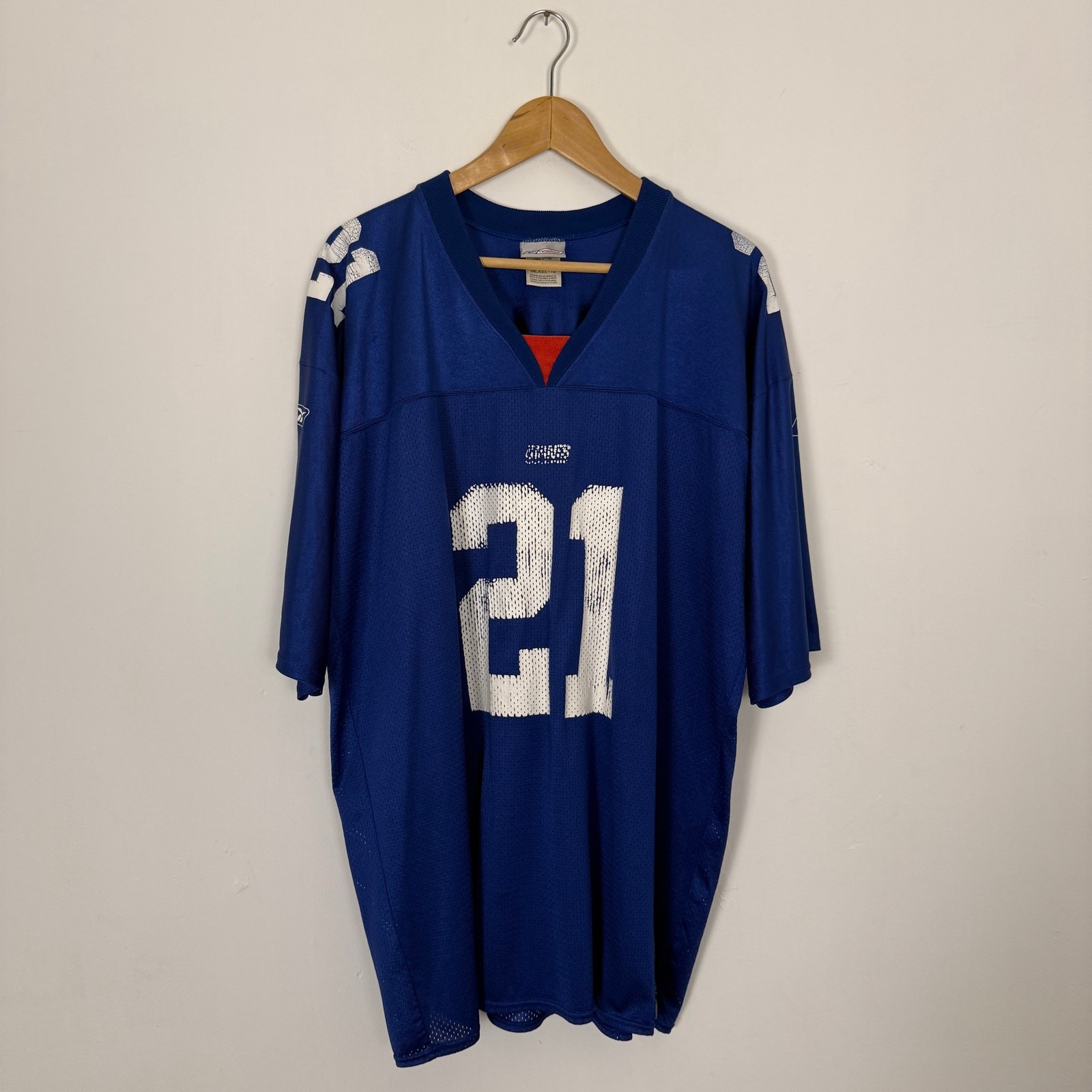 Vintage Y2K New York Giants NYC Tiki Barber NFL Football Sports Jersey XXL Blue
