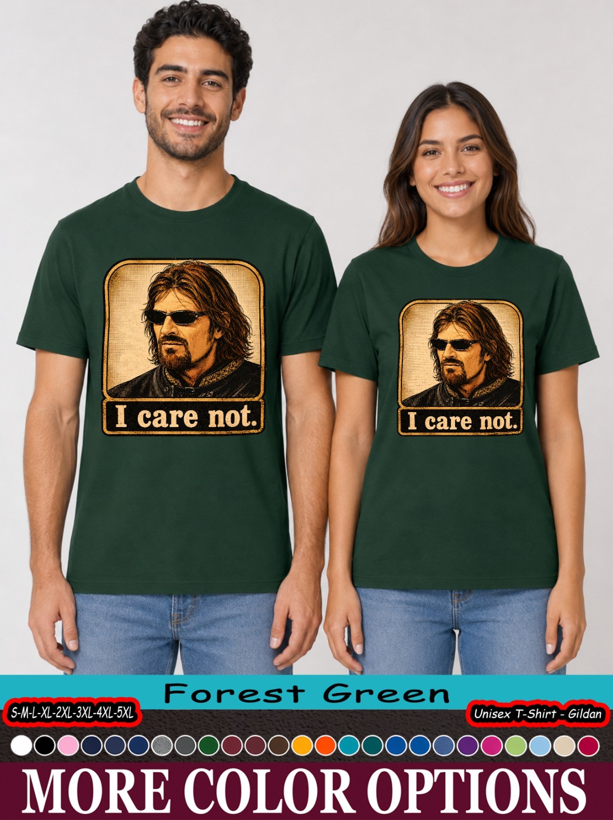 I Care Not Shirt, Medieval Fantasy Meme Graphic Tee