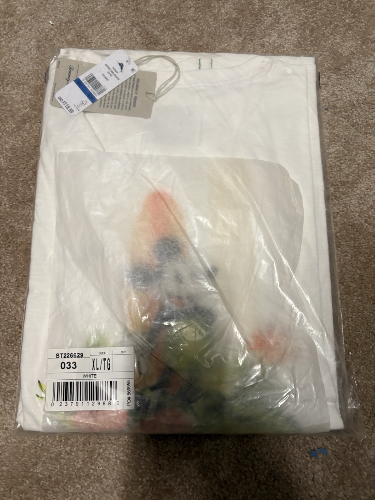 Tommy Bahama Disney Happiest Surf on Earth Lux Long-Sleeve T-Shirt Men’s XL
