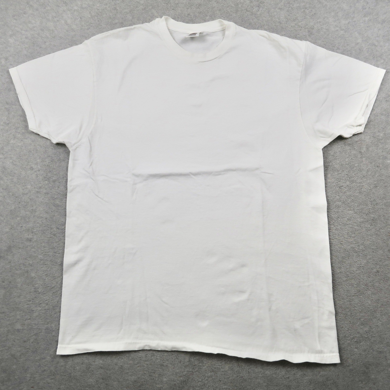 Kirkland Signature Select Mens XL White Combed Cotton Crewneck T-Shirt 4186