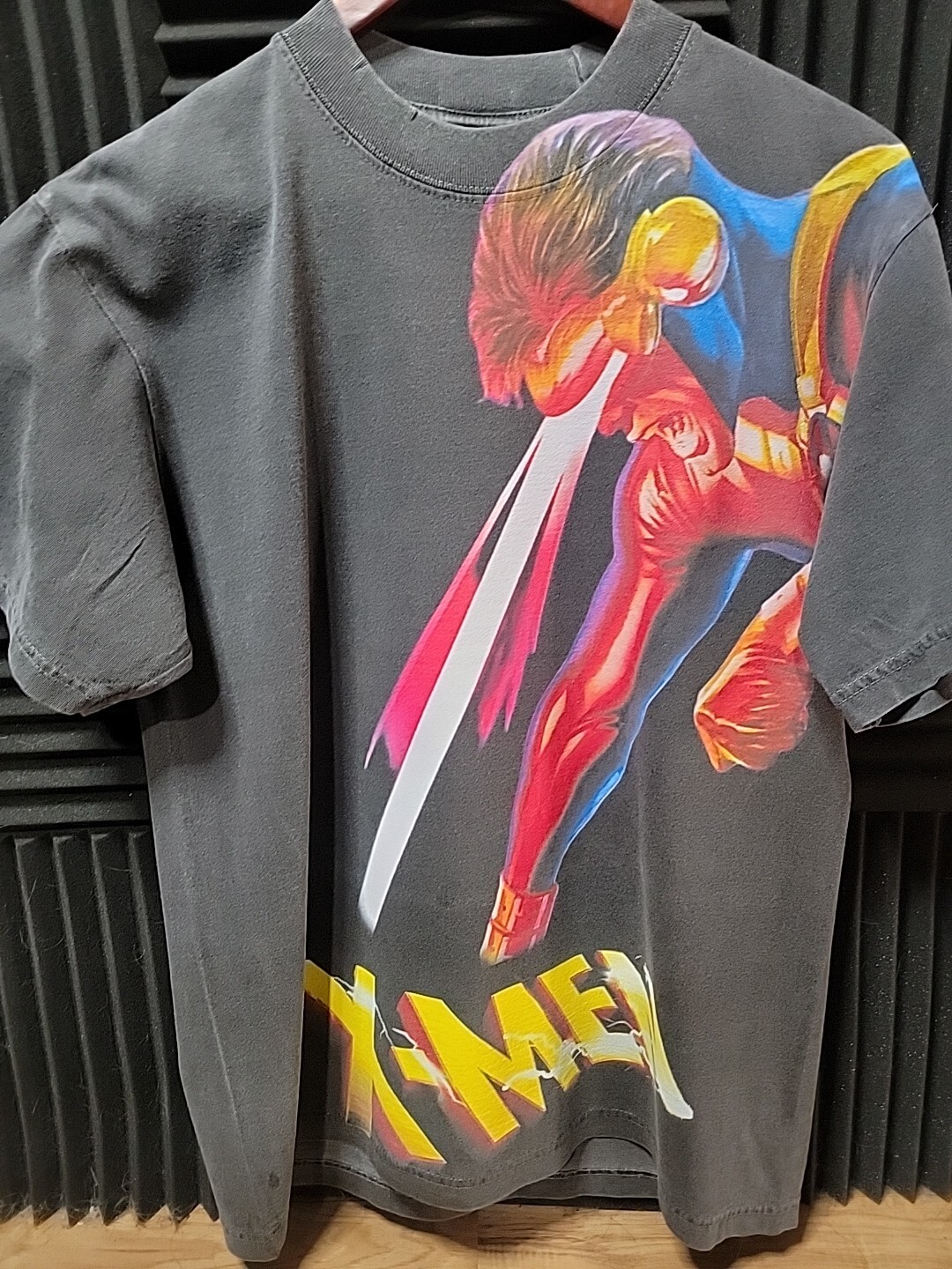 CYCLOPS ON A SHAKA HEAVYWEIGHT GARMET DYED T SHIRT “MODERN”