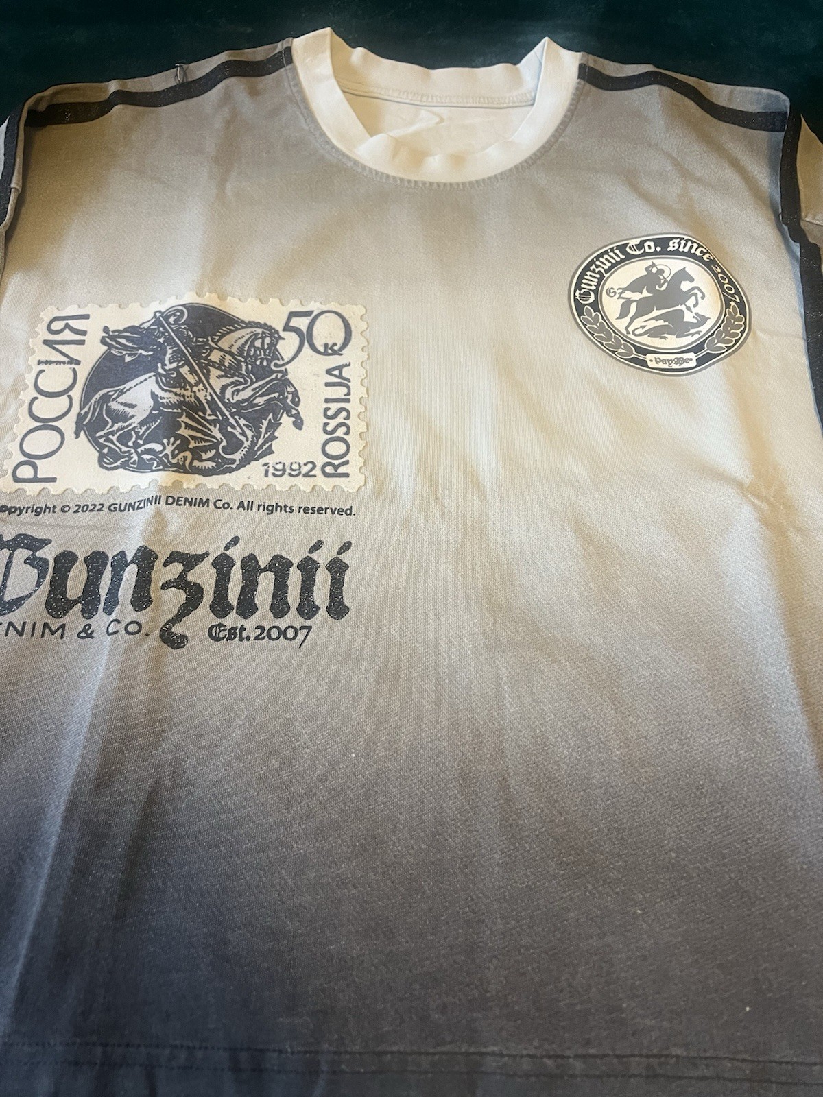 GUNZINII Boxy fit Short Sleeve T-Shirt Men OS XS