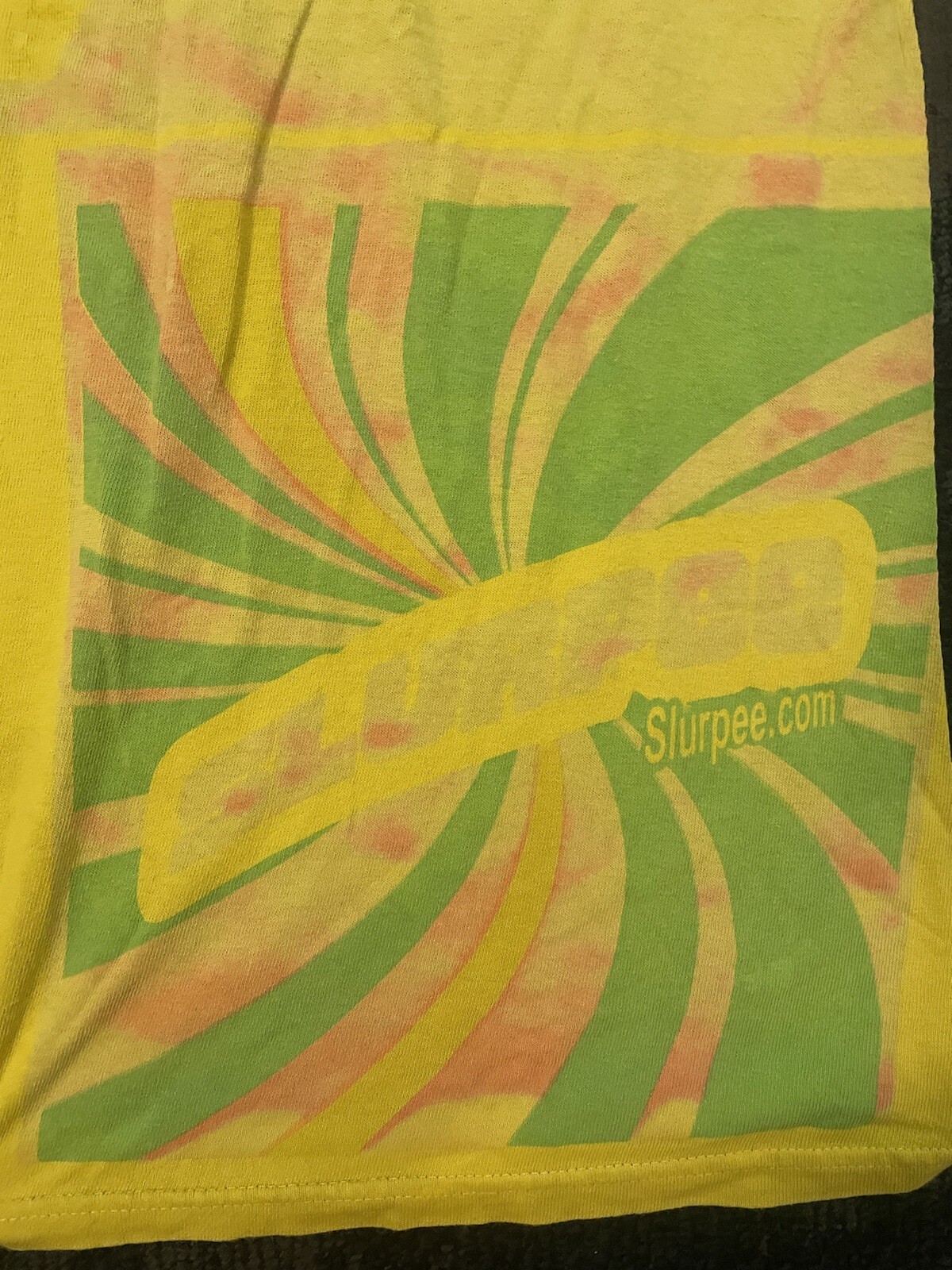 Vintage Y2K Slurpee Graphic Logo Print Tee Men ( Sz XL)