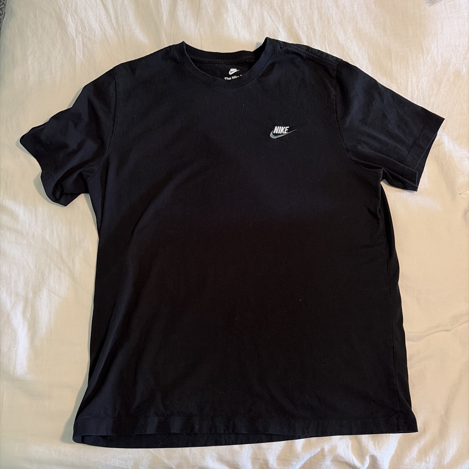 Nike The Nike Tee Men’s Black Cotton XL Short Sleeve Crew Neck T-Shirt