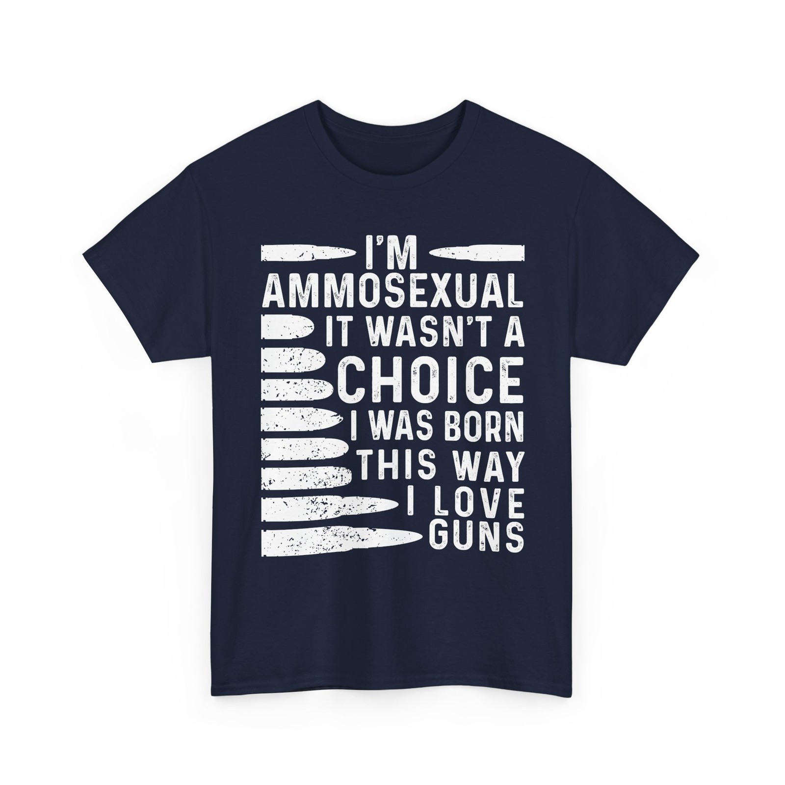 Guns Owner Shirt, I’m Ammo-Sexual I Love Guns Dad Men Shirt