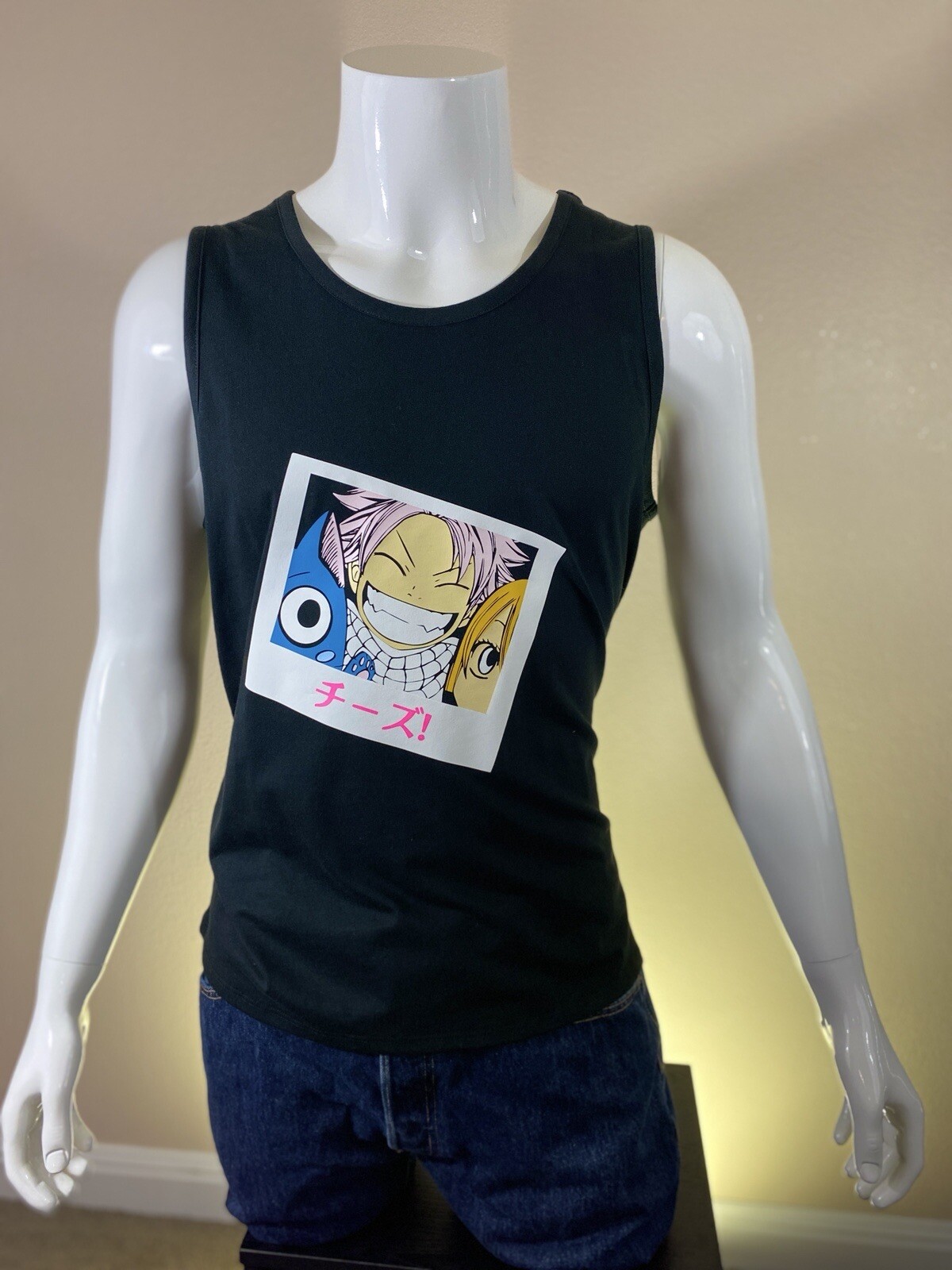 Fairy Tail “Cheese”?T-shirt unisex Anime/Manga Hand Made HTV