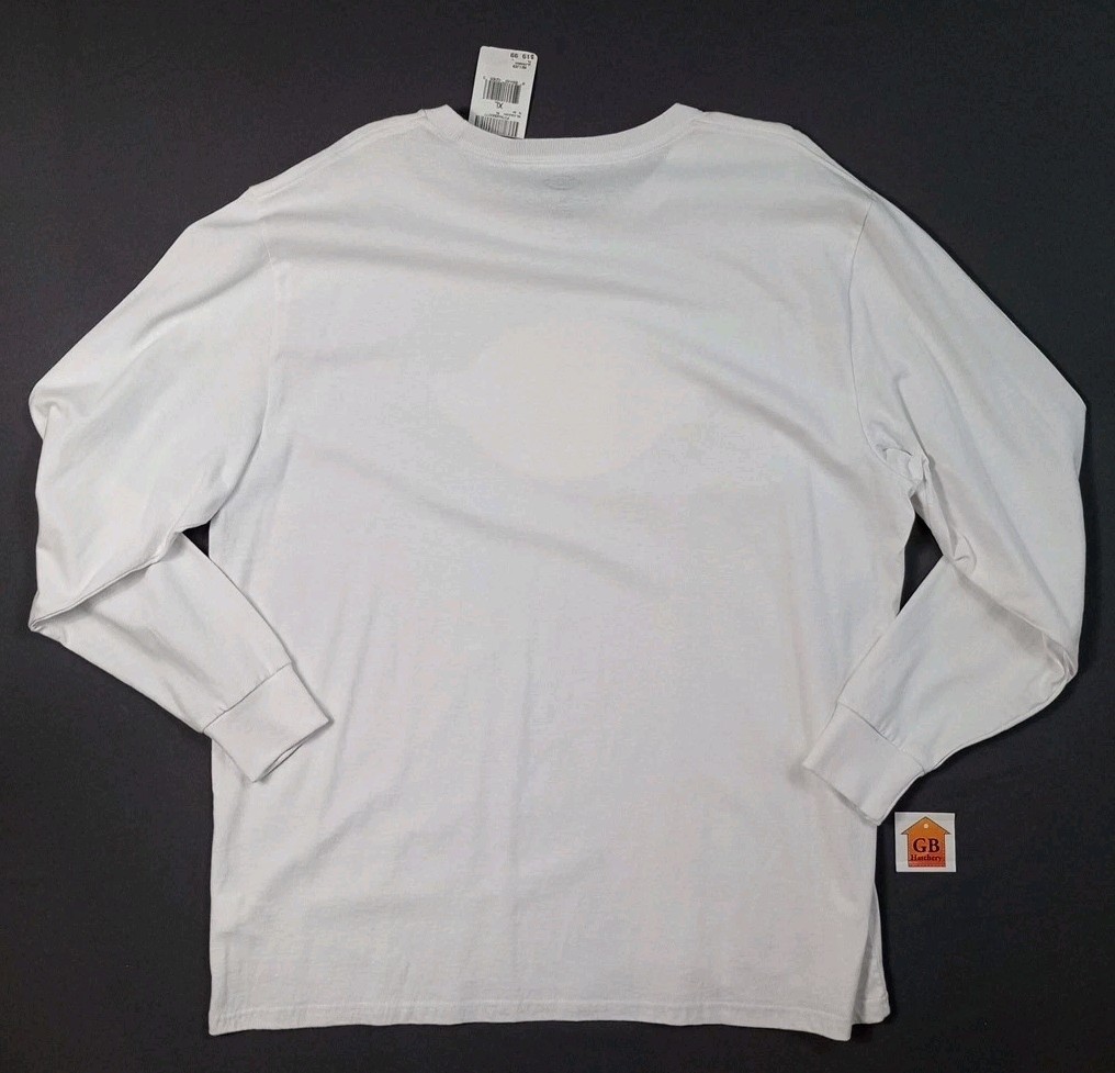 Dickies Mens XL Long Sleeve Tri-Color Logo Graphic T-Shirt Heavyweight Tee