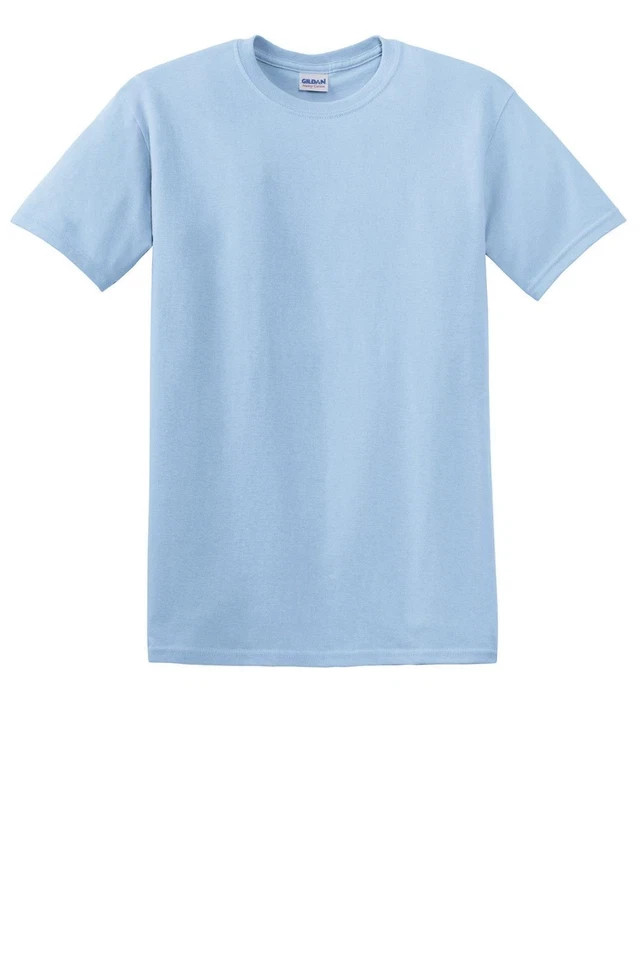 6 Pack Gildan 5000 Men’s T-Shirt Heavy Cotton Short Sleeve Plain Blank Tee S-3XL