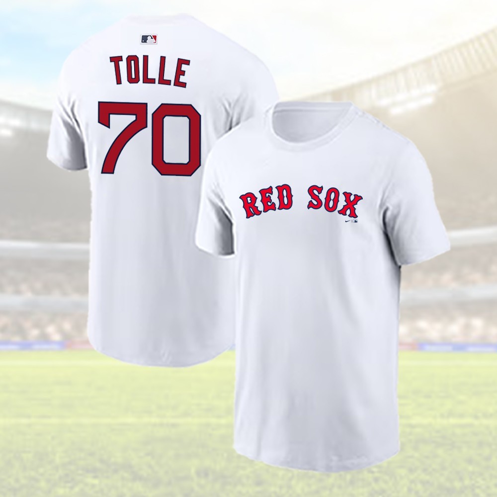 ⭐️FASTSHIP – Payton Tolle#70 BostonBaseball Team 2026 Name & Number Tee Fan Gift