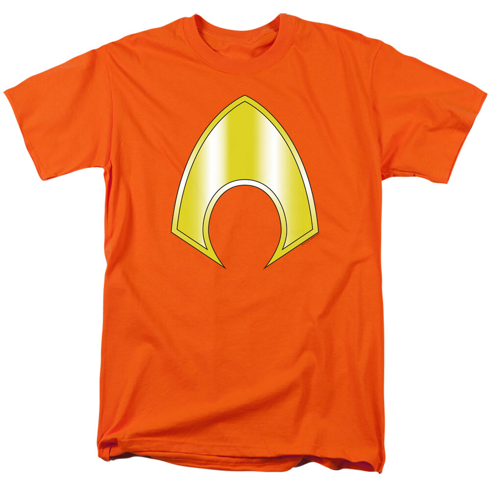 Aquaman Logo Justice League Men’s T-Shirt S-3XL Officially Licensed DC Tee