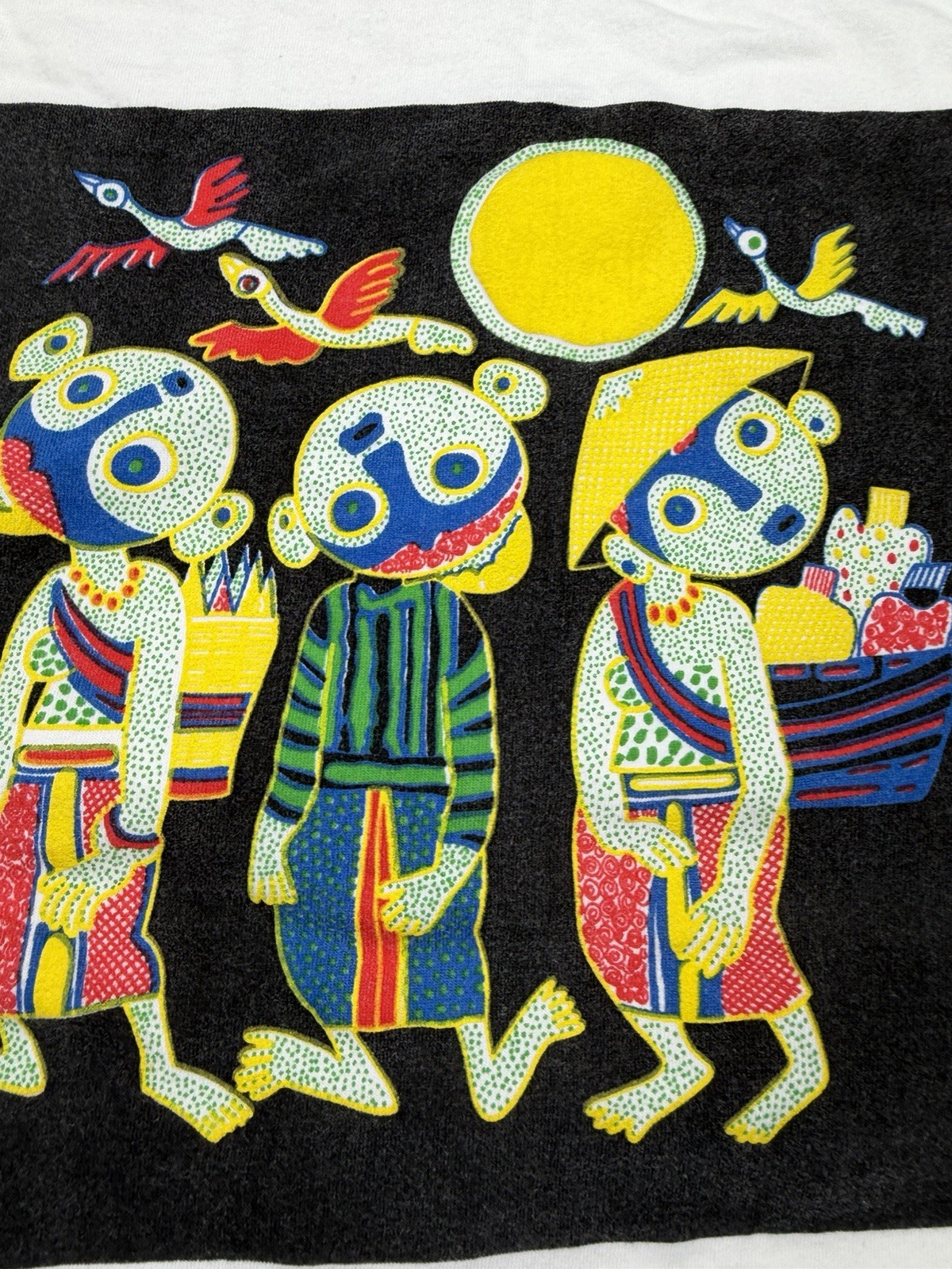Vintage Art of Malaysia Souvenir Tourist Graphic T Shirt Sz M Single Stitch 90s