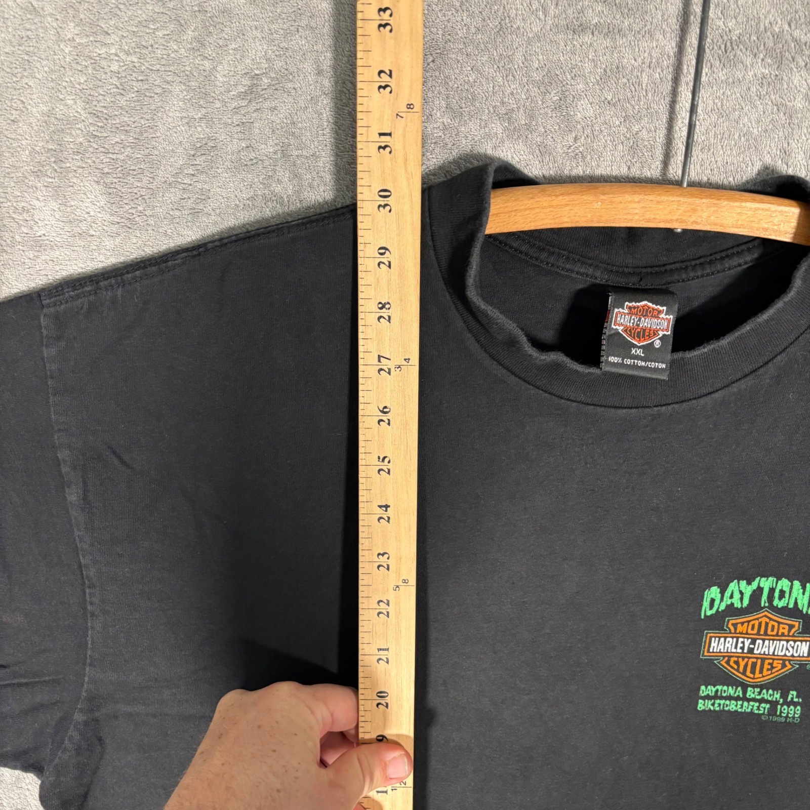 VNTG Harley Davidson Daytona Bike Week 99 Last Bike Rally of Century T Shirt XXL