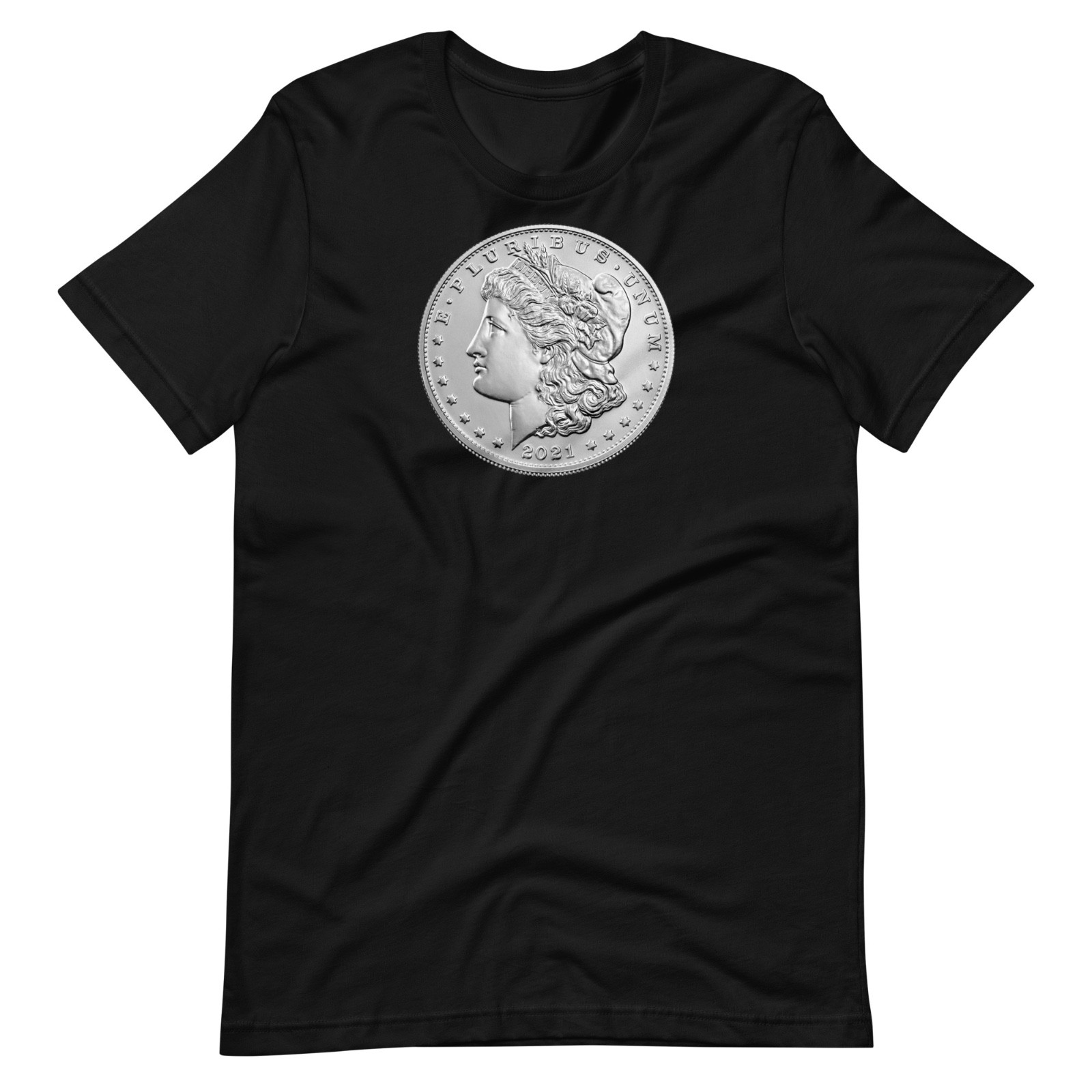 Morgan Dollar T-Shirt — 2021 Silver Dollar Obverse Tee — Coin Collector Gift