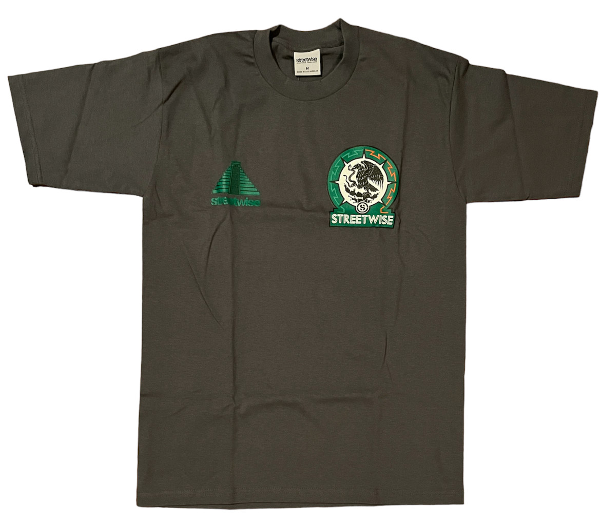 STREETWISE La Copa Mexico T-shirt Streetwear Adult Men’s Charcoal Grey Tee