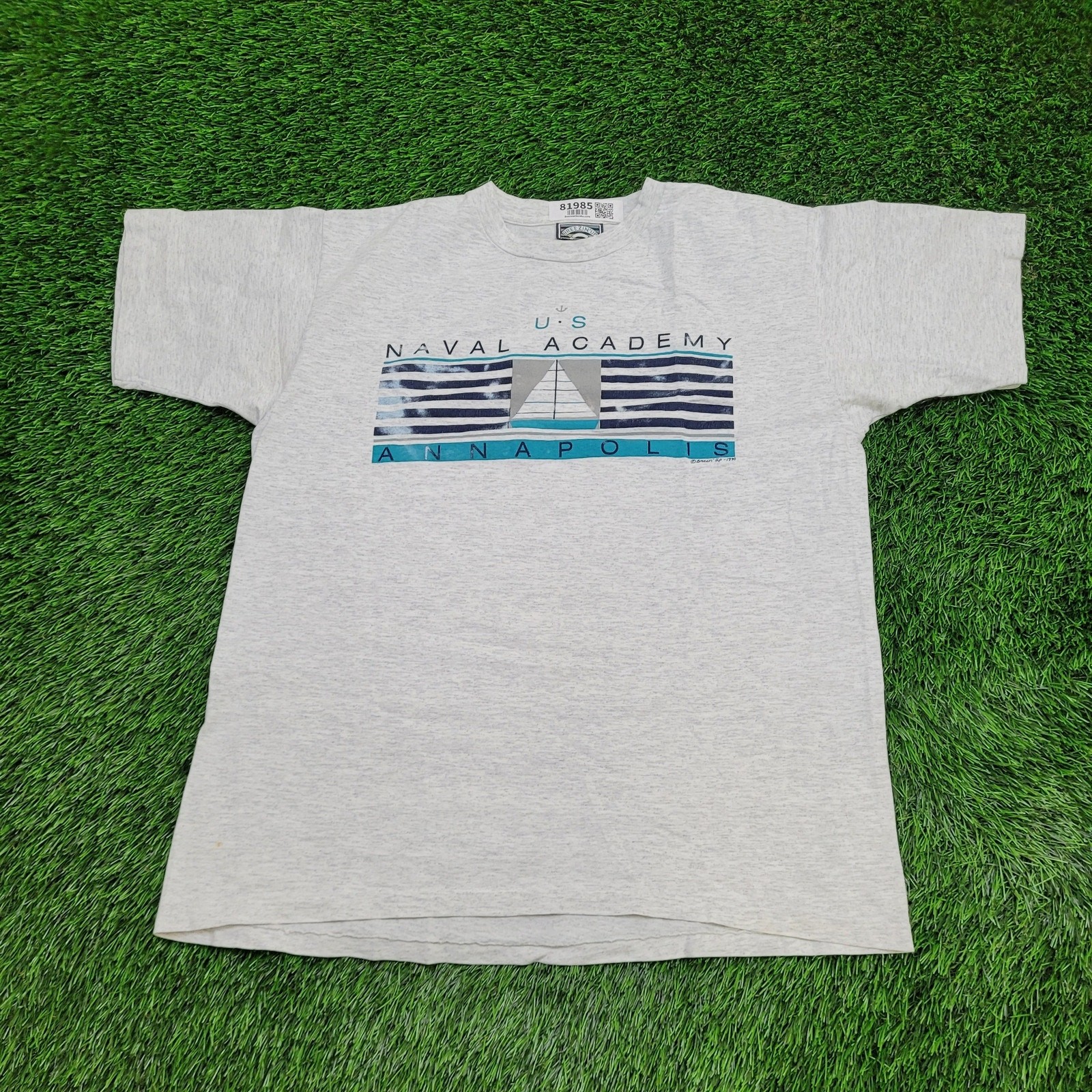Vintage 1990 US Naval Academy Shirt Large 22×27 Annapolis