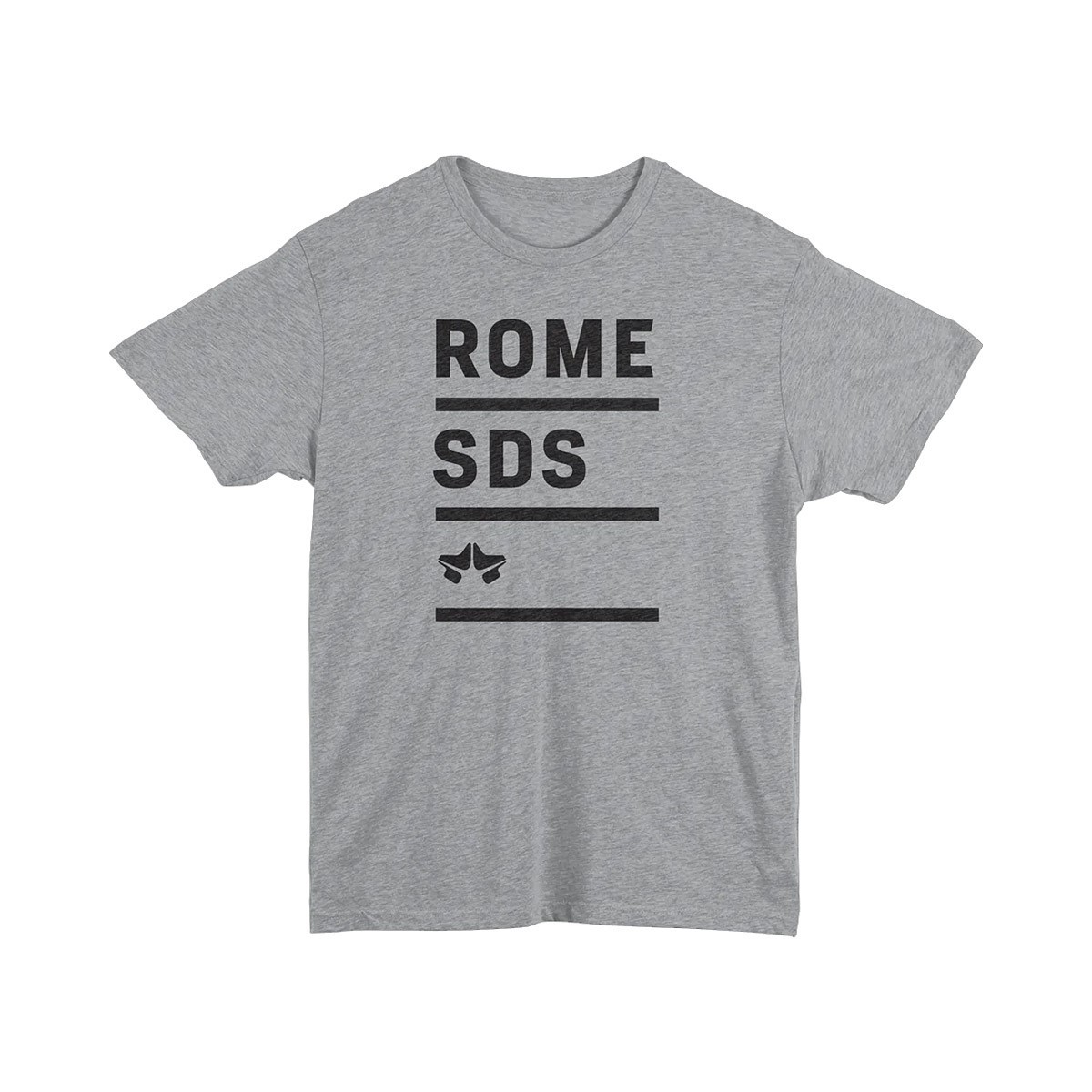 Rome Stacked Tee Shirt, Short Sleeve T-Shirt, Men’s Medium, Grey New