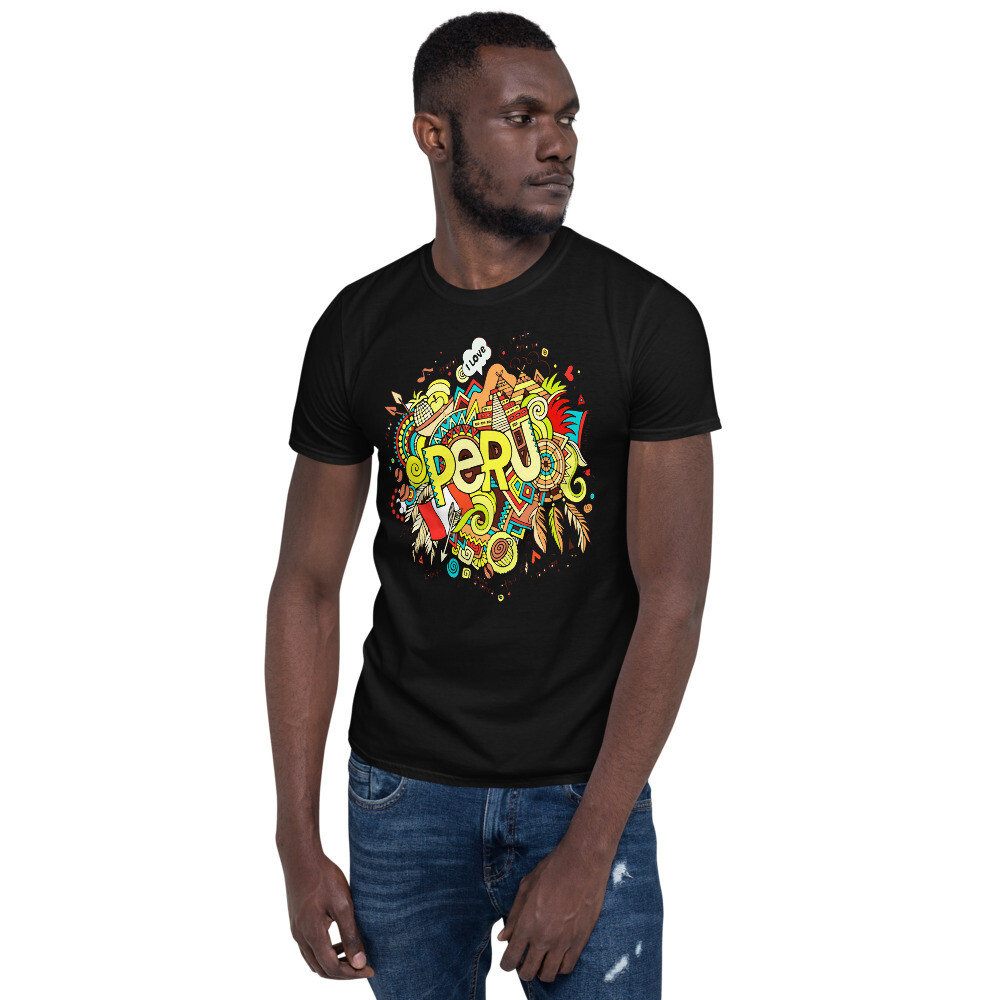 PERU HERMOSO MOSAICO PROUD TO BE PERUVIAN Short-Sleeve Unisex T-Shirt