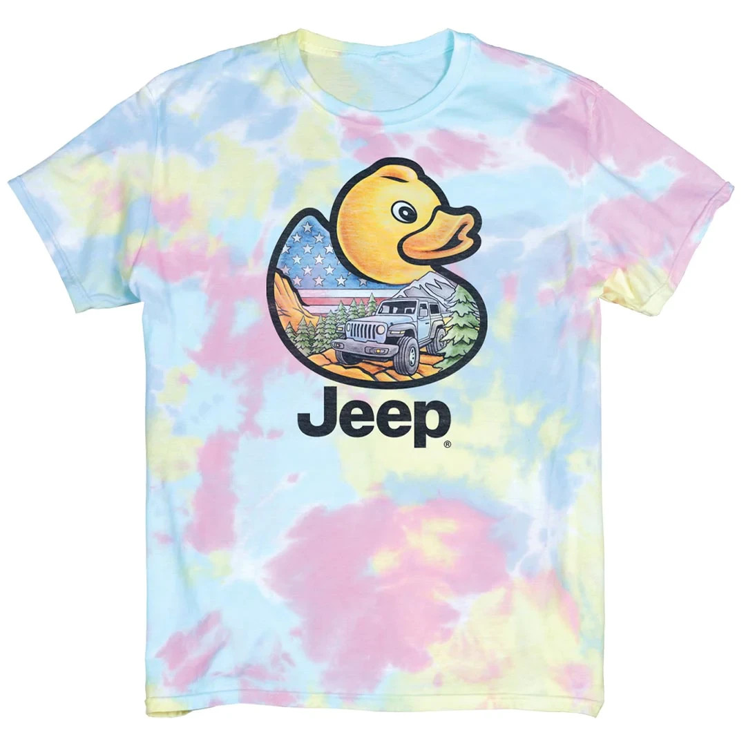 Jeep Adventure Duck tie dye T-Shirt Size 2XL Jedco licensed