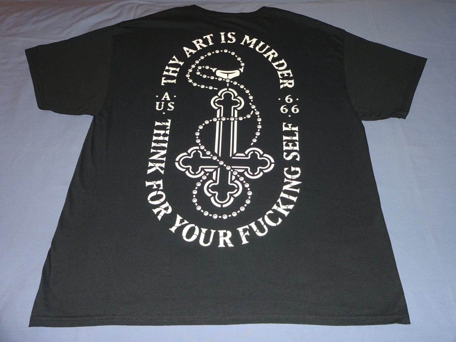 Thy Art Is Murder Think For Yourself 2017 Shirt XL Puppet Master Dear Desolation