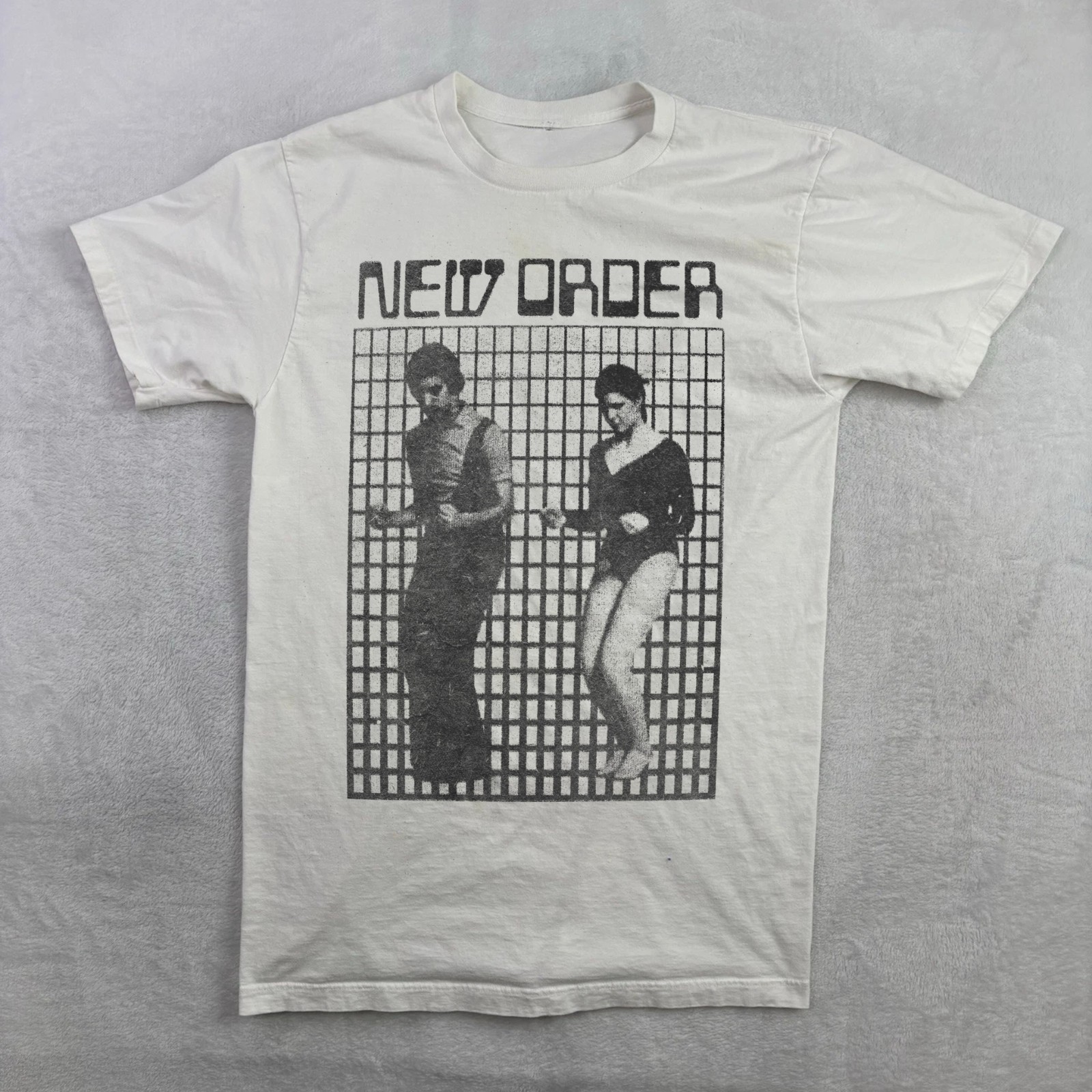 new order band t-shirt, joy division shirt, new wave punk, white unisex tee