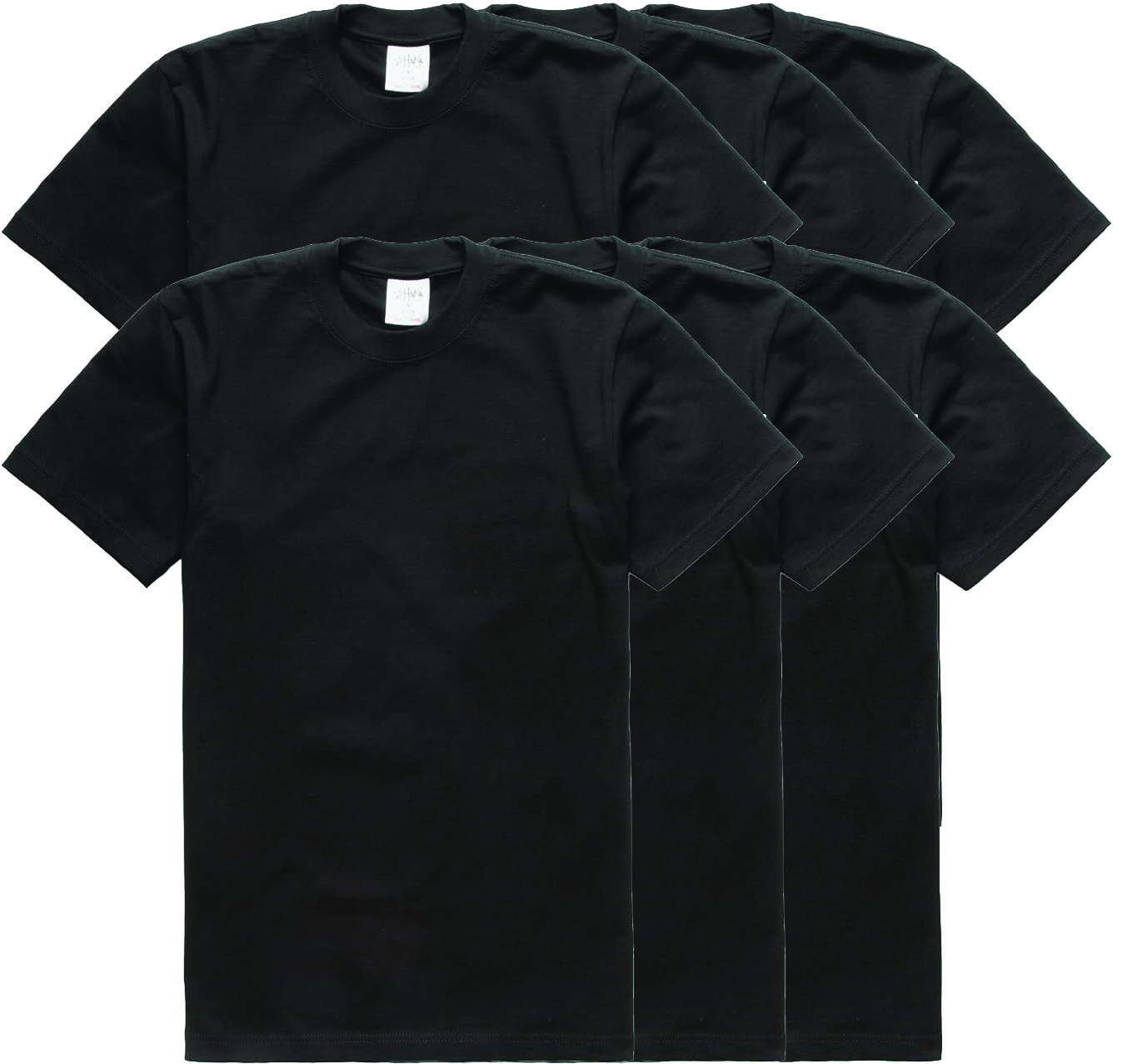 6 PACK Shaka Wear 7.5 oz Max Heavyweight Short Sleeve T-Shirt