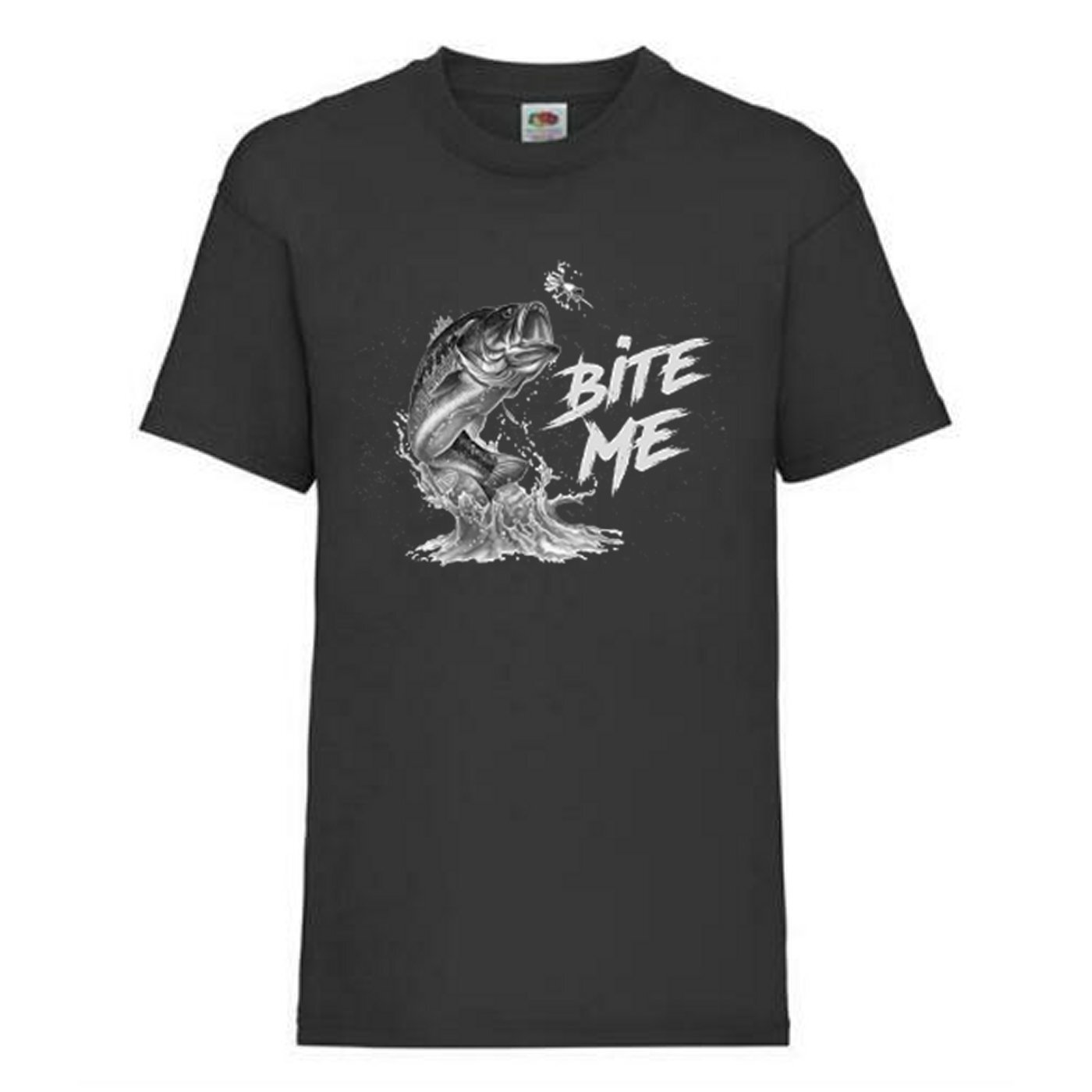 Fishing Bite Me Fish Trout Humour Novelty T Shirt Various Colours And Sizes