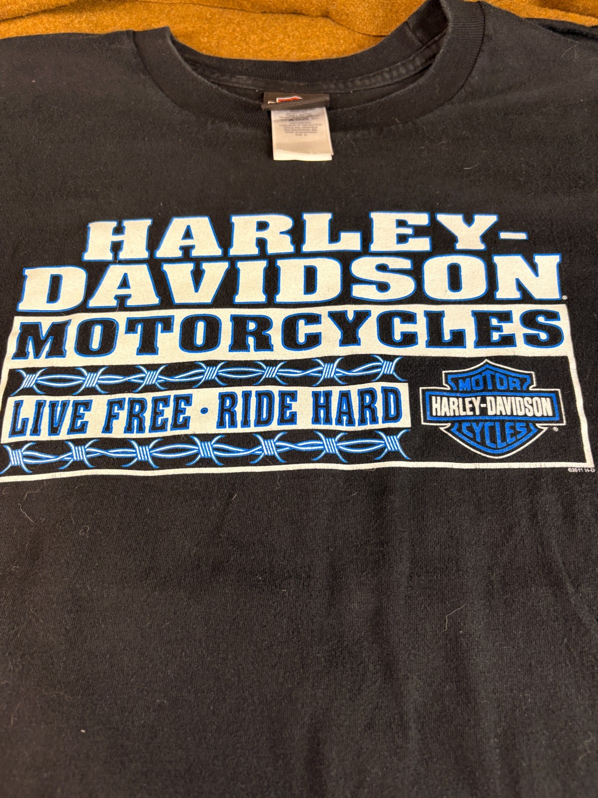 Harley Davidson Motorcycles Adult Xl Black T Shirt North Carolina Speedway