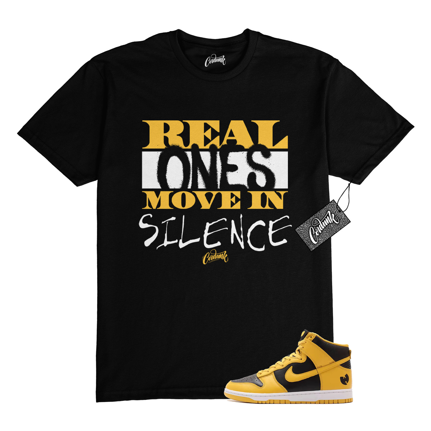 Dunk Tang Pollen Yellow Gold Black White High 2024 T Shirt to Match REAL