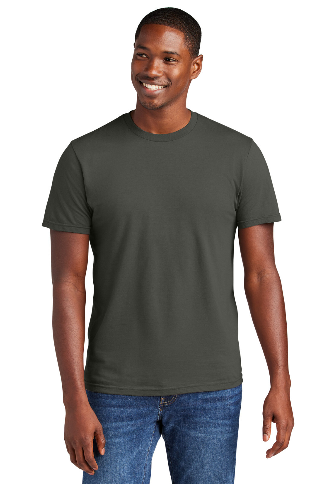 District DT6000 Very Important Plain T Shirt Unisex S M L XL 2XL Charcoal Gray