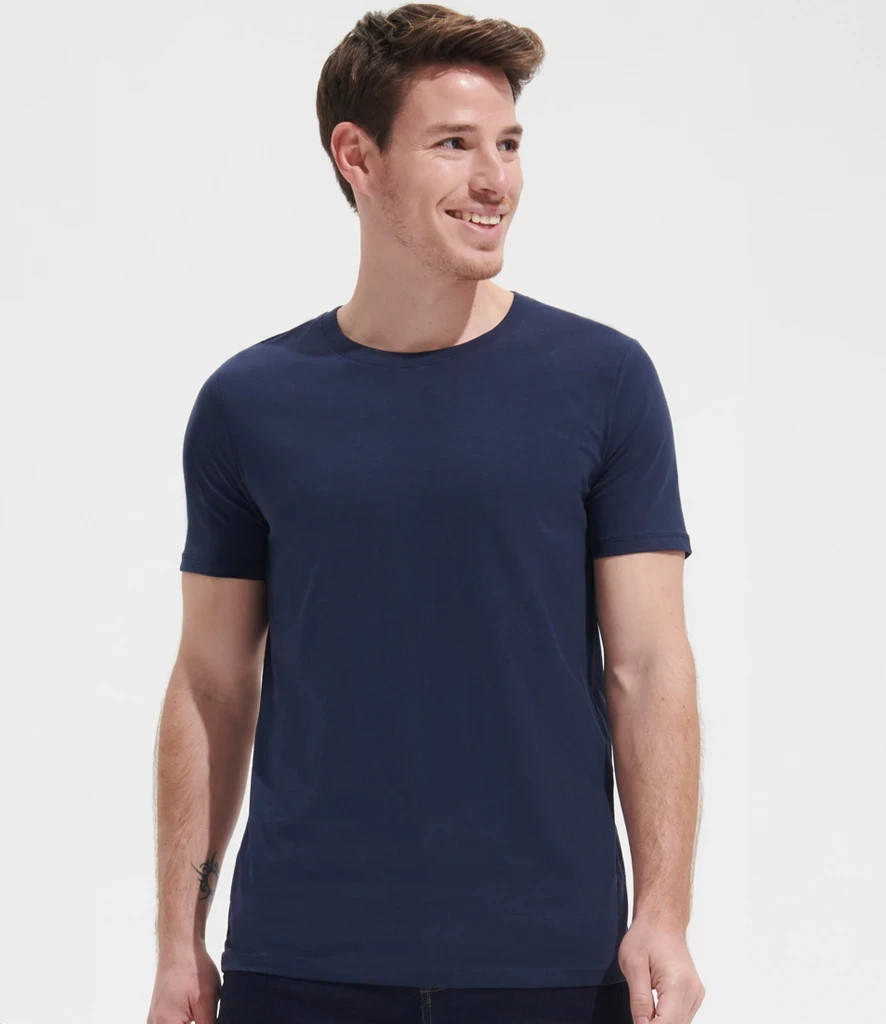 SOLs Millenium Cotton/Elastane Round Neck Short Sleeve Tee T-Shirt