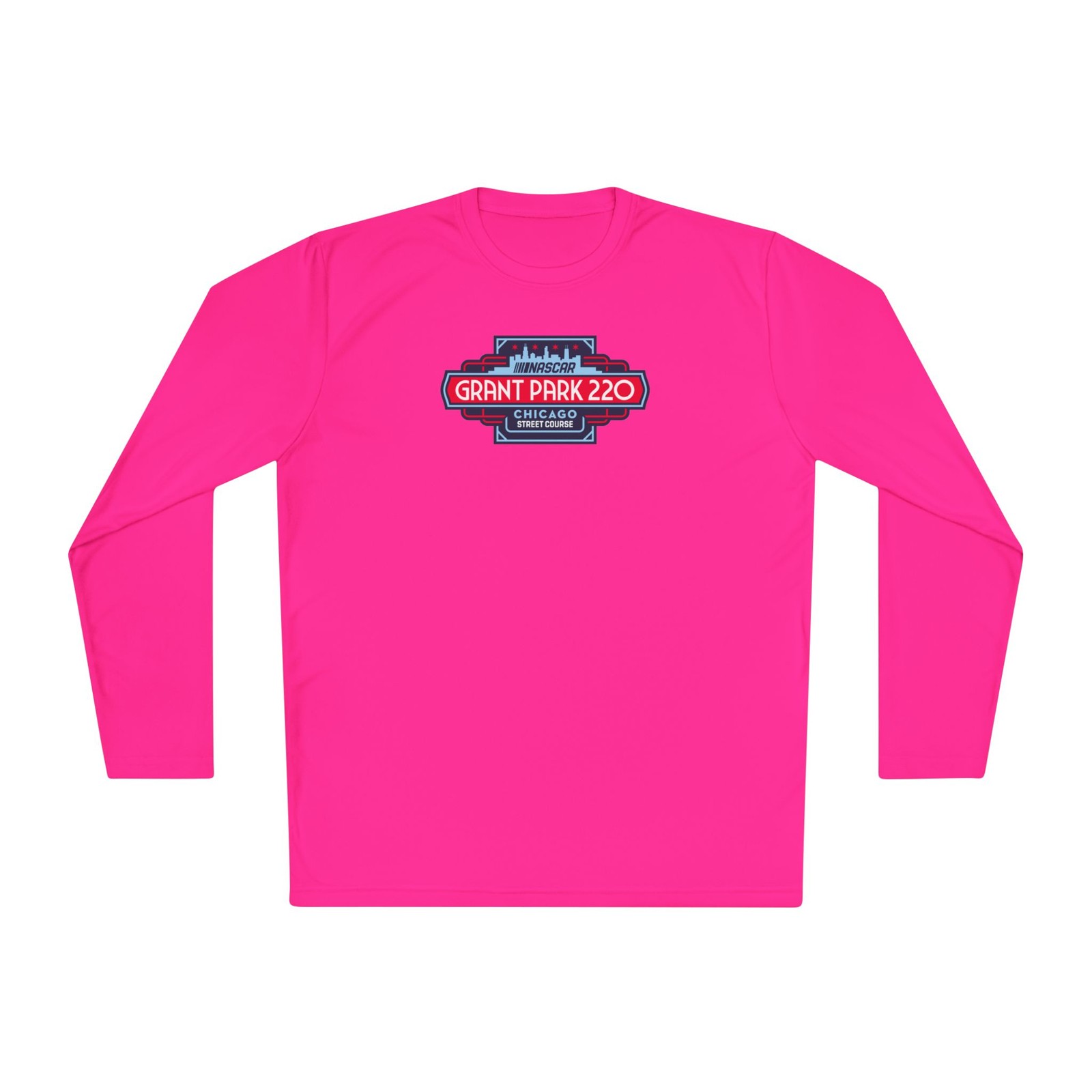 Vintage Chicago Street Race Sport-Tek ST350LS Lightweight Long Sleeve Shirt