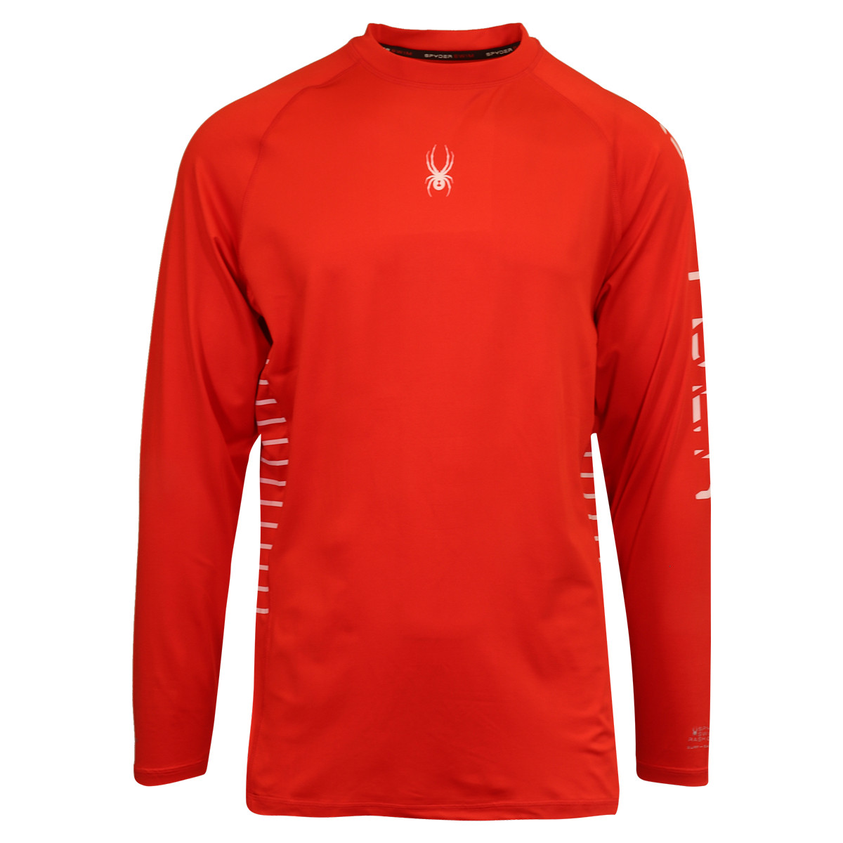 Spyder Men’s T-Shirt Red UPF30+ Rash Guard L/S (S01D)