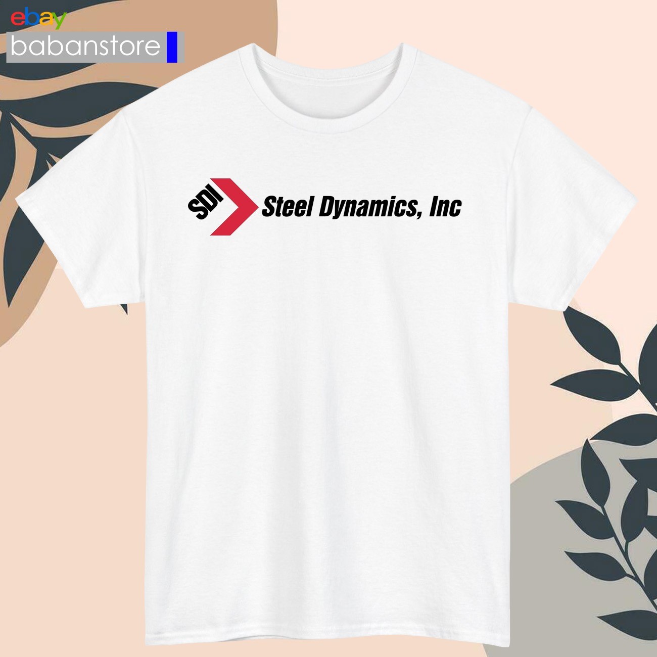 Steel Dynamics Company Logo Black/White/Grey/Navy/Red/Light Blue T-Shirt S-5XL