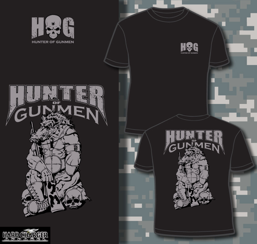 HOG – Hunter of Gunmen 0317 8541 Sniper Lejeune Pendleton Okinawa T-shirt