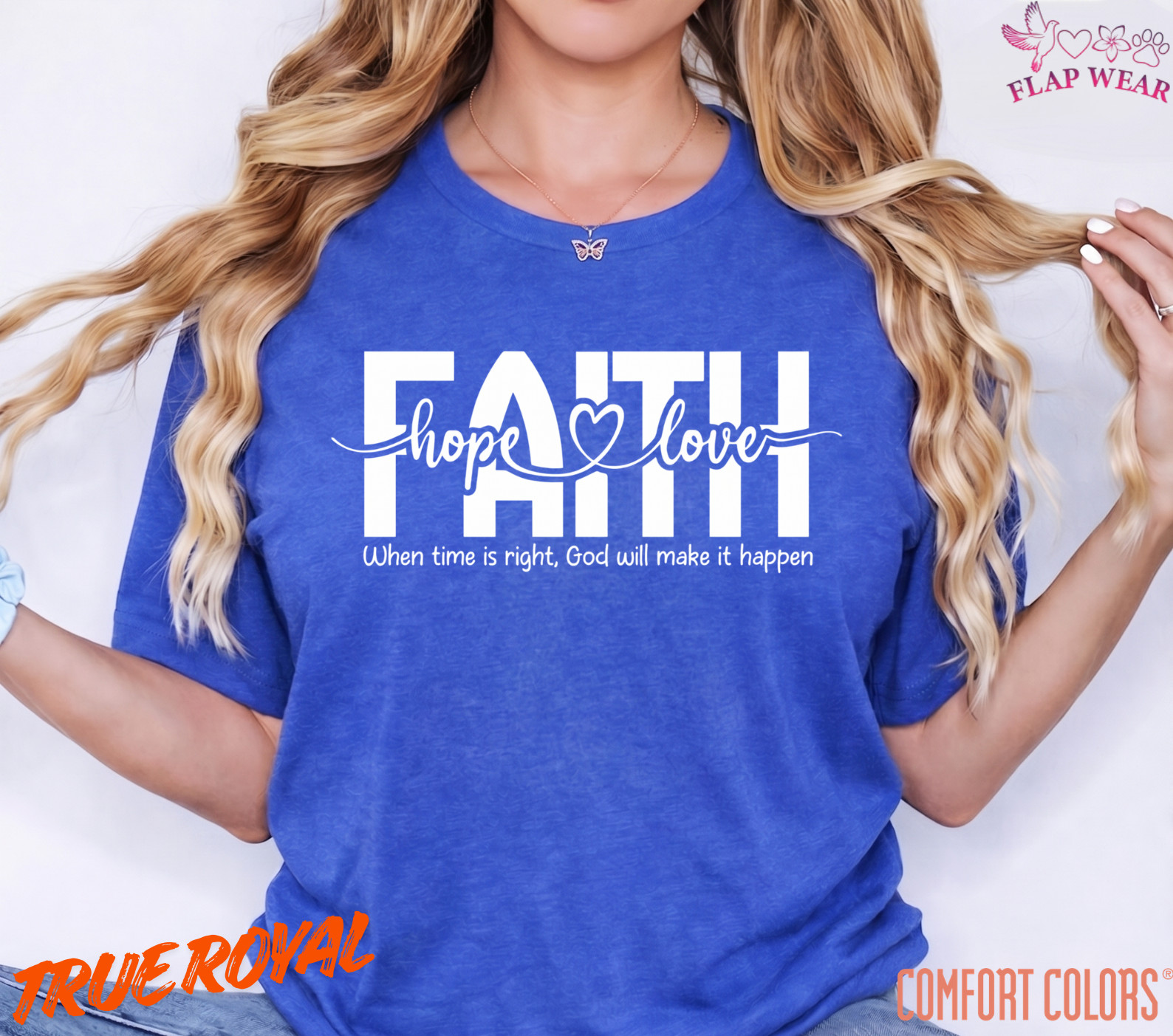 Unisex Faith Hope Love T-Shirt, Men T shirt,Women T shirt Gift ReligionTop