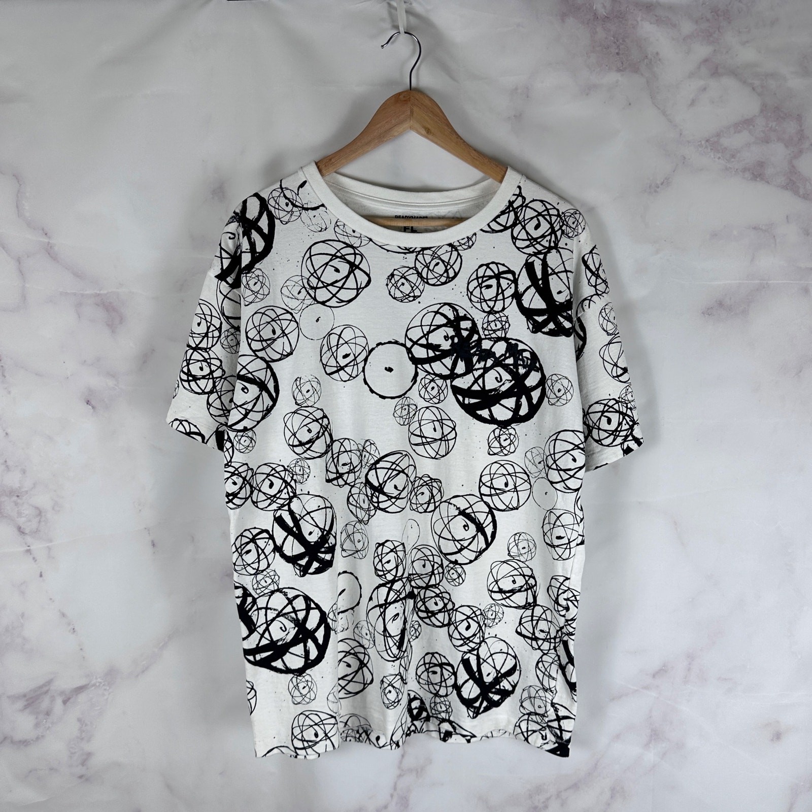 READYMADE Japan x Futura Laboratories x Transfer White Tee All Over Print Size L