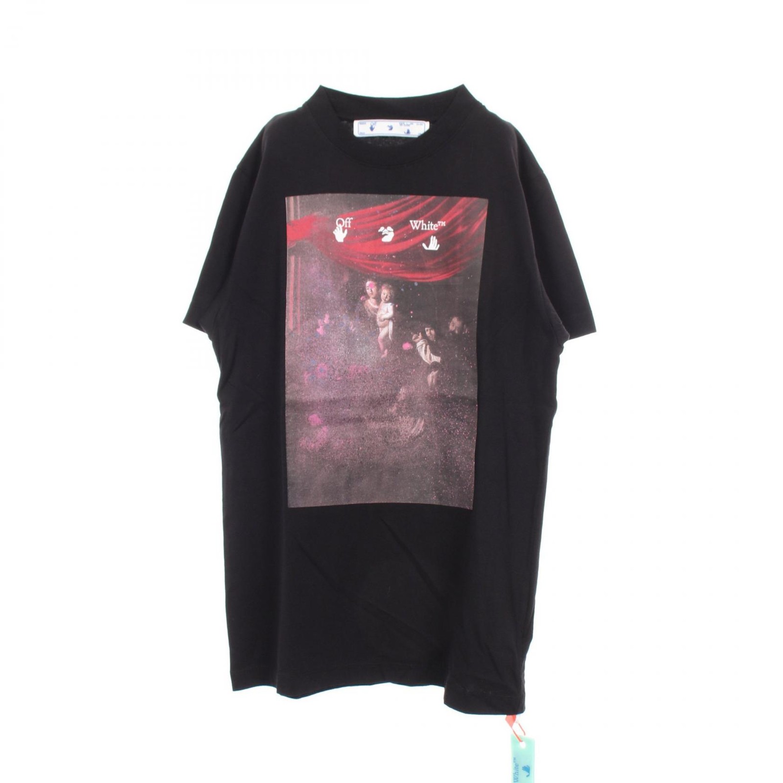 OFF-WHITE CARAVAGGIO S OVER TEE Cotton T shirt – DUTY FREE