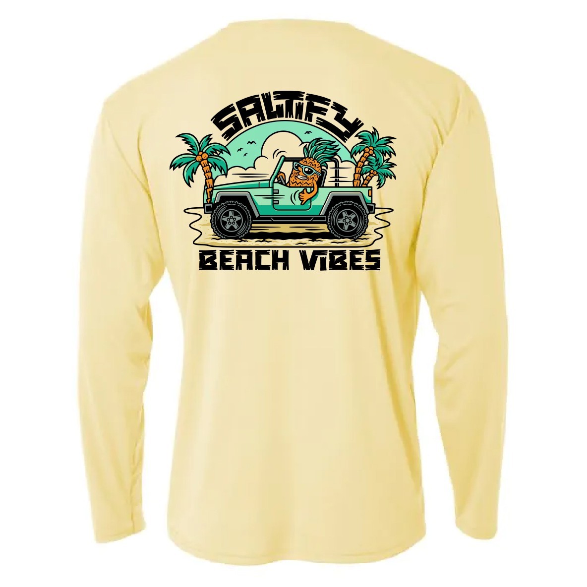 Long Sleeve Microfiber Fishing Boating UPF 50 Sun Protection Shirt