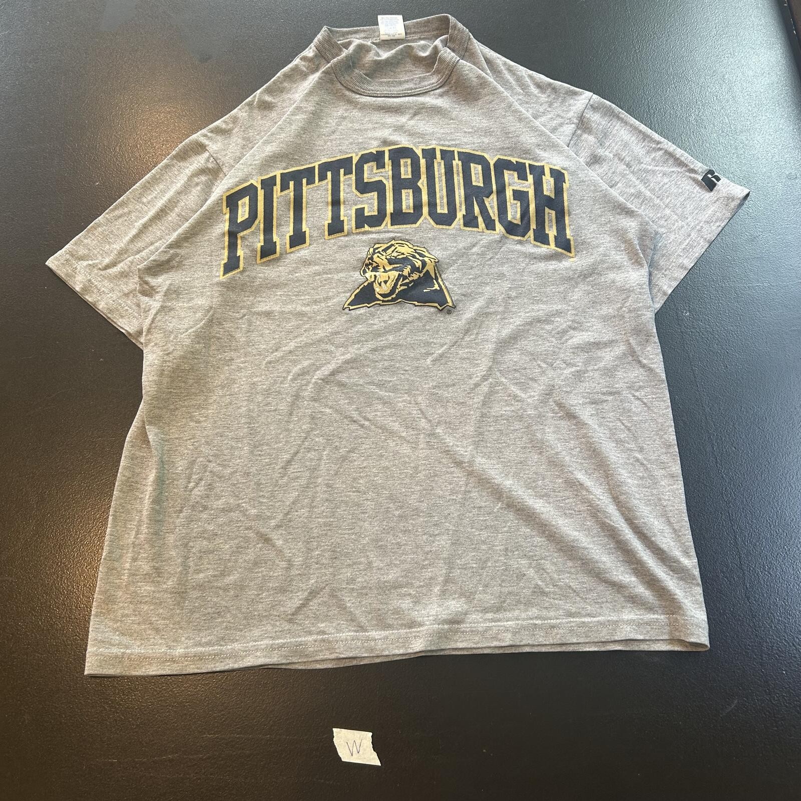 Pittsburgh Panthers Russell Athletic Grey Graphic T-Shirt Men’s Medium