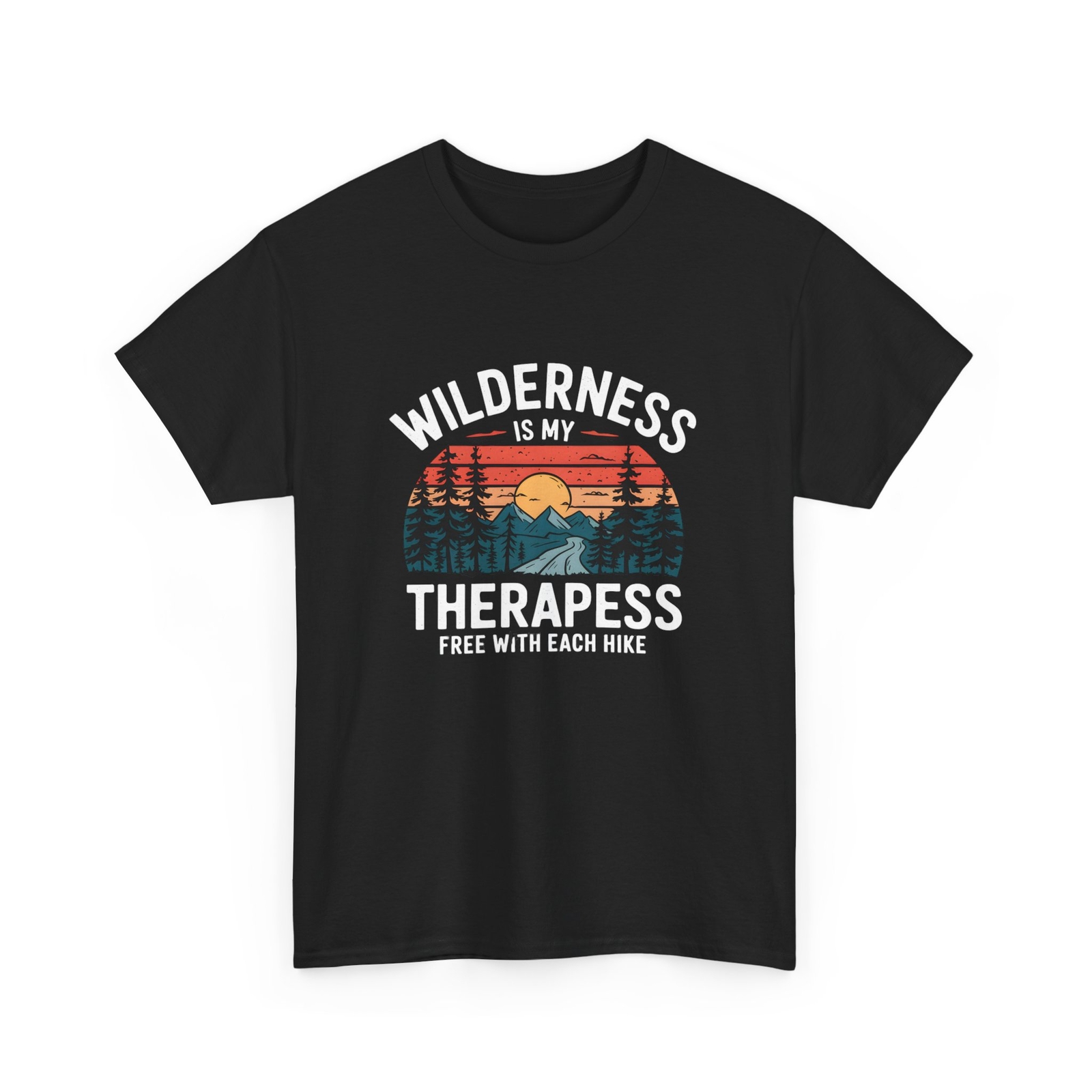 Wilderness Therapy Hike T Shirt Outdoor Adventure Nature Lover Short Sleeve