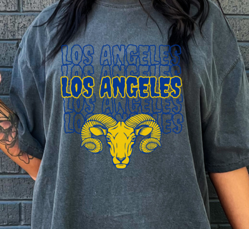 Los Angeles Ram Graphic Tee – Vintage Comfort Colors Shirt | S–3XL