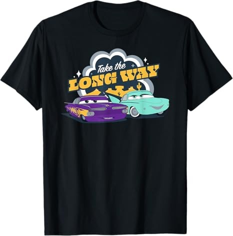 Disney Pixar Cars On The Road Ramone & Flo T-Shirt Size S – 5XL Gift For Friends