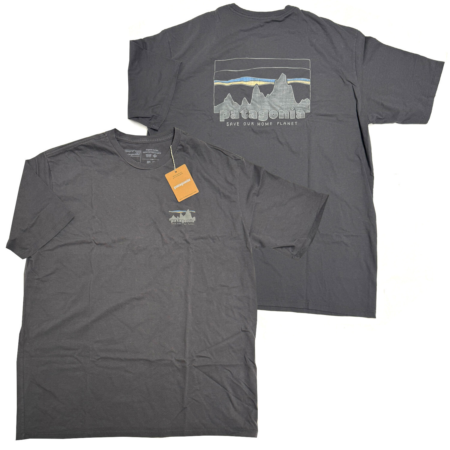 Patagonia Mens – ’73 Skyline Organic T-shirt – Ink Black