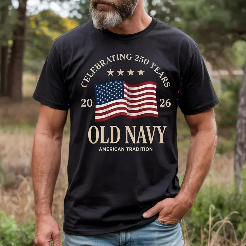 Old Navy 2026 American Tradition DTF Transfer, Celebrating 250 Years