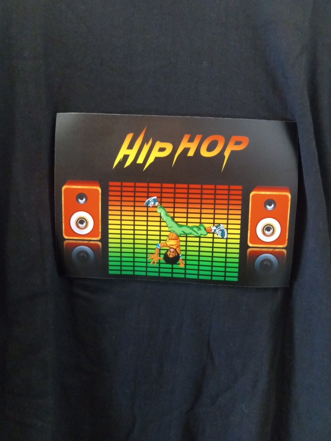 Customize Sound Activated Cotton Tshirts, Light Up, Power Packs Included,2sz Sm.